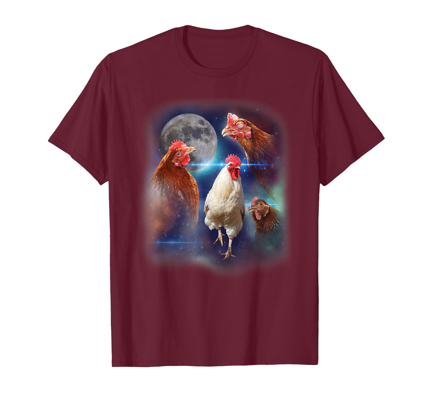 Howling at the Moon Shirt - Funny Chicken Shirt - Chicken T-Shirt