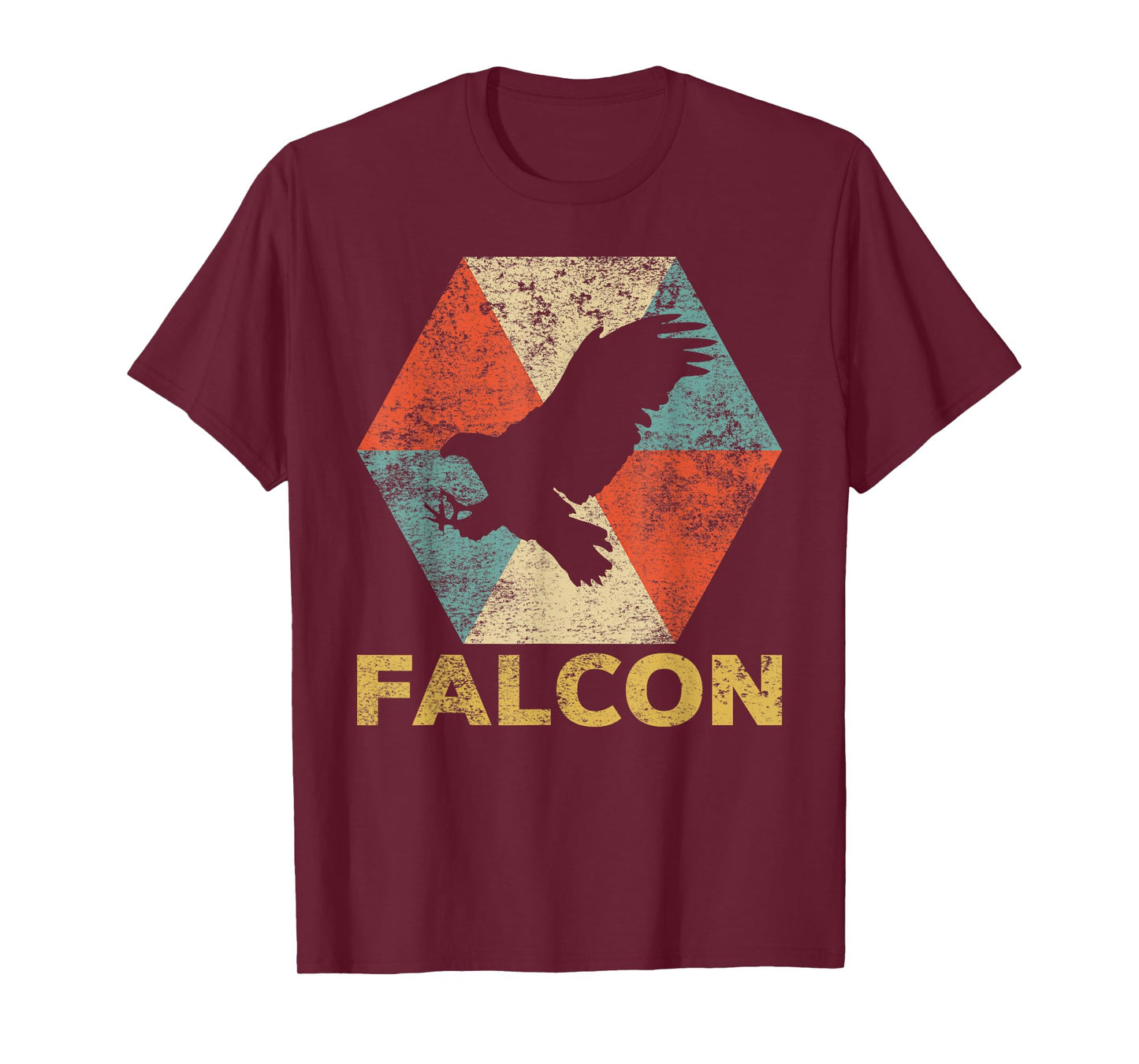 Vintage Falcon Shirt Retro Falcon Gift Distressed T-Shirt T-Shirt