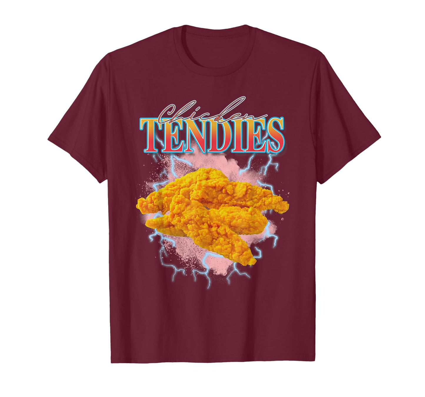 Chicken Tendies Heavy Metal World Tour Hardcore Music T-Shirt