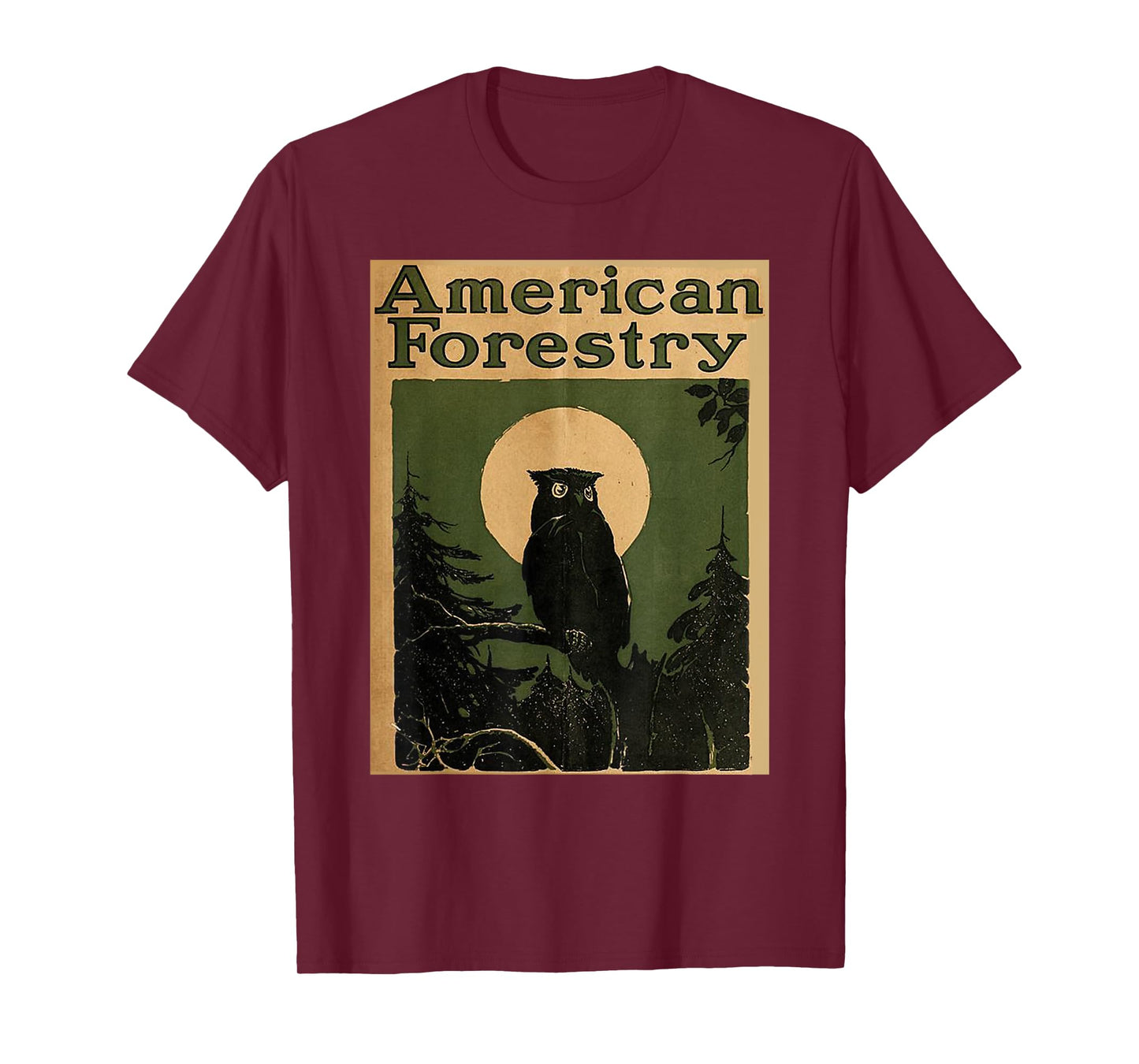 American Forestry Forest Great Owl America Parks T-Shirt