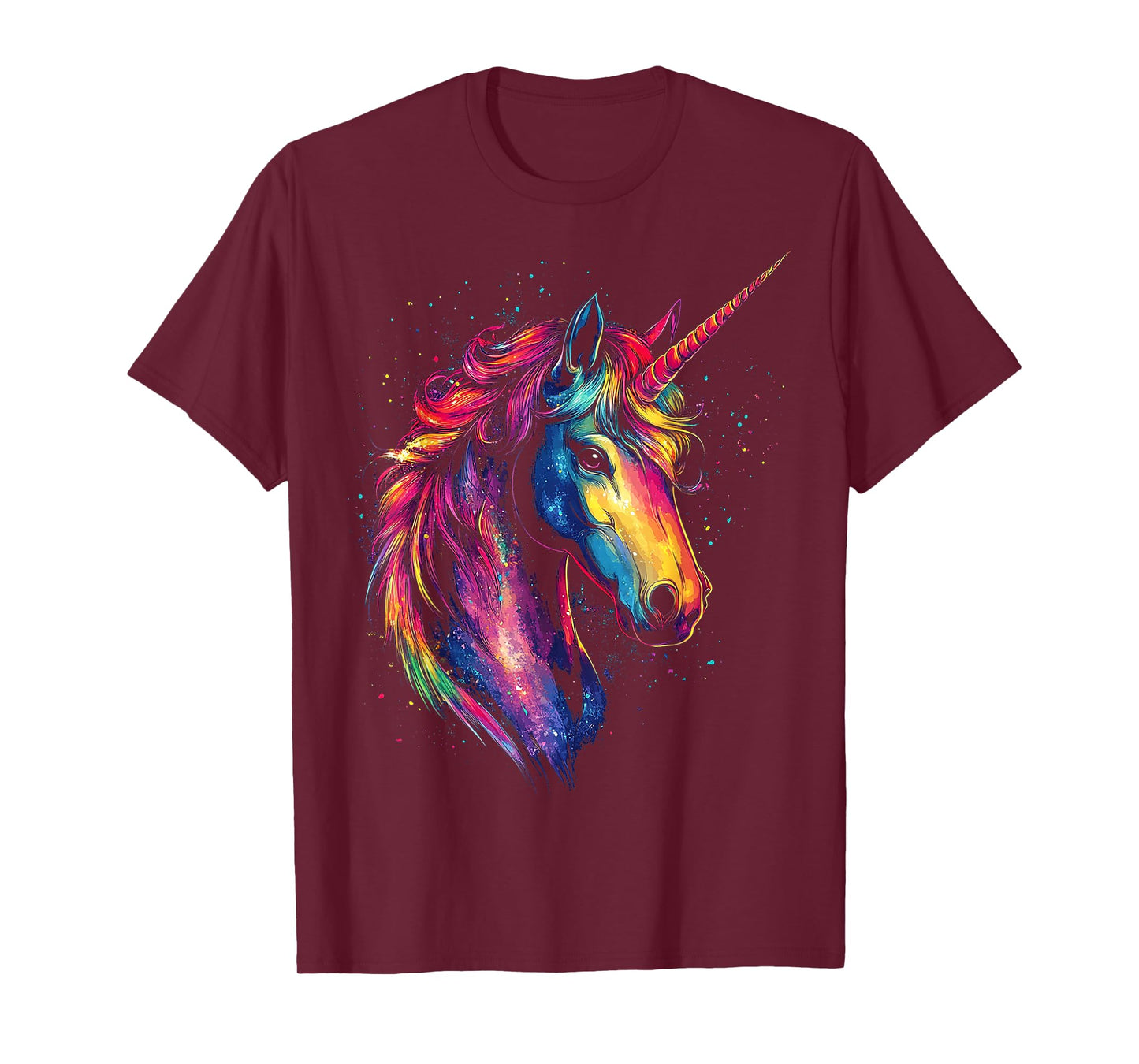 Unicorn Mythical Motif Fantasy Artwork Unicorn T-Shirt