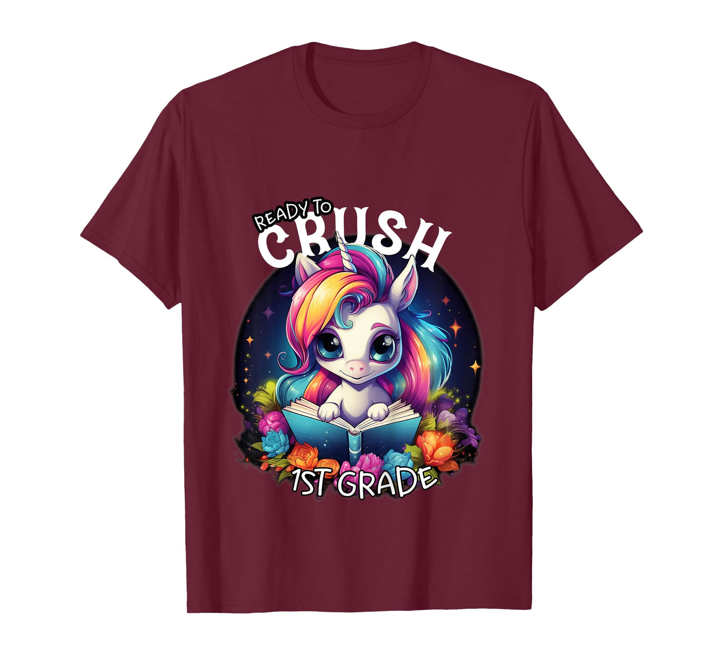 Kids Ready to Crush 1st grade Unicorn goodbye Kindergarten school T-Shirt