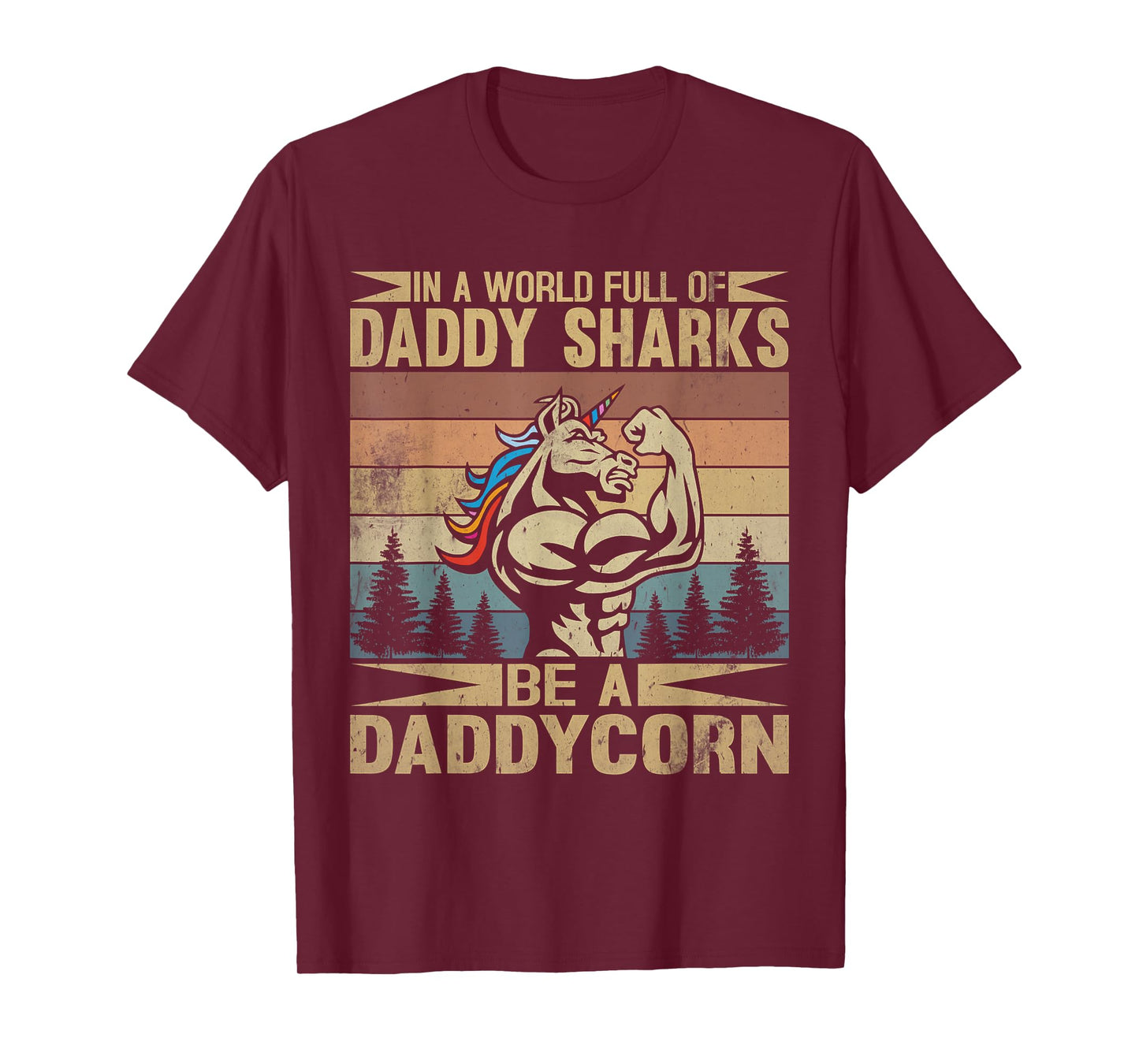 Mens dadicorn dadacorn daddycorn T-Shirt