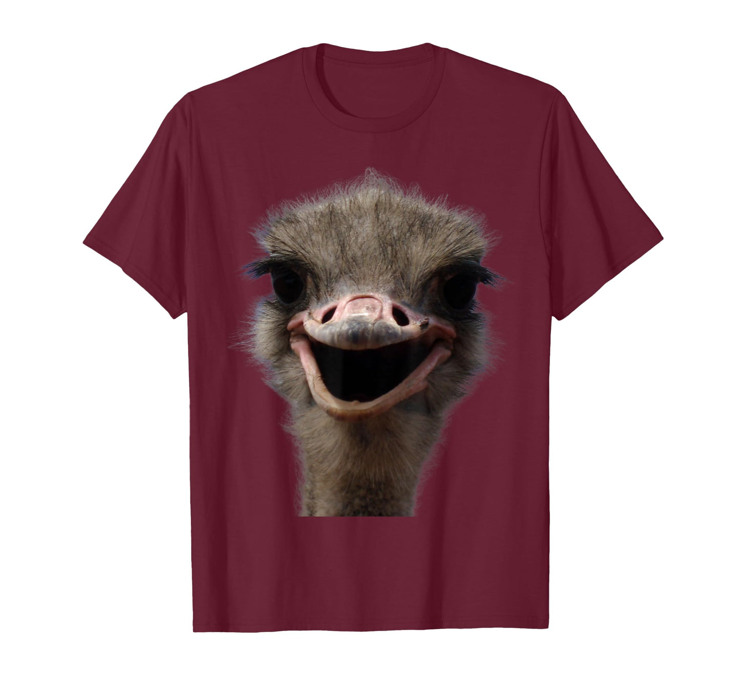 Funny Ostrich Head, Safari Bird Lover Funny Ostrich T-Shirt