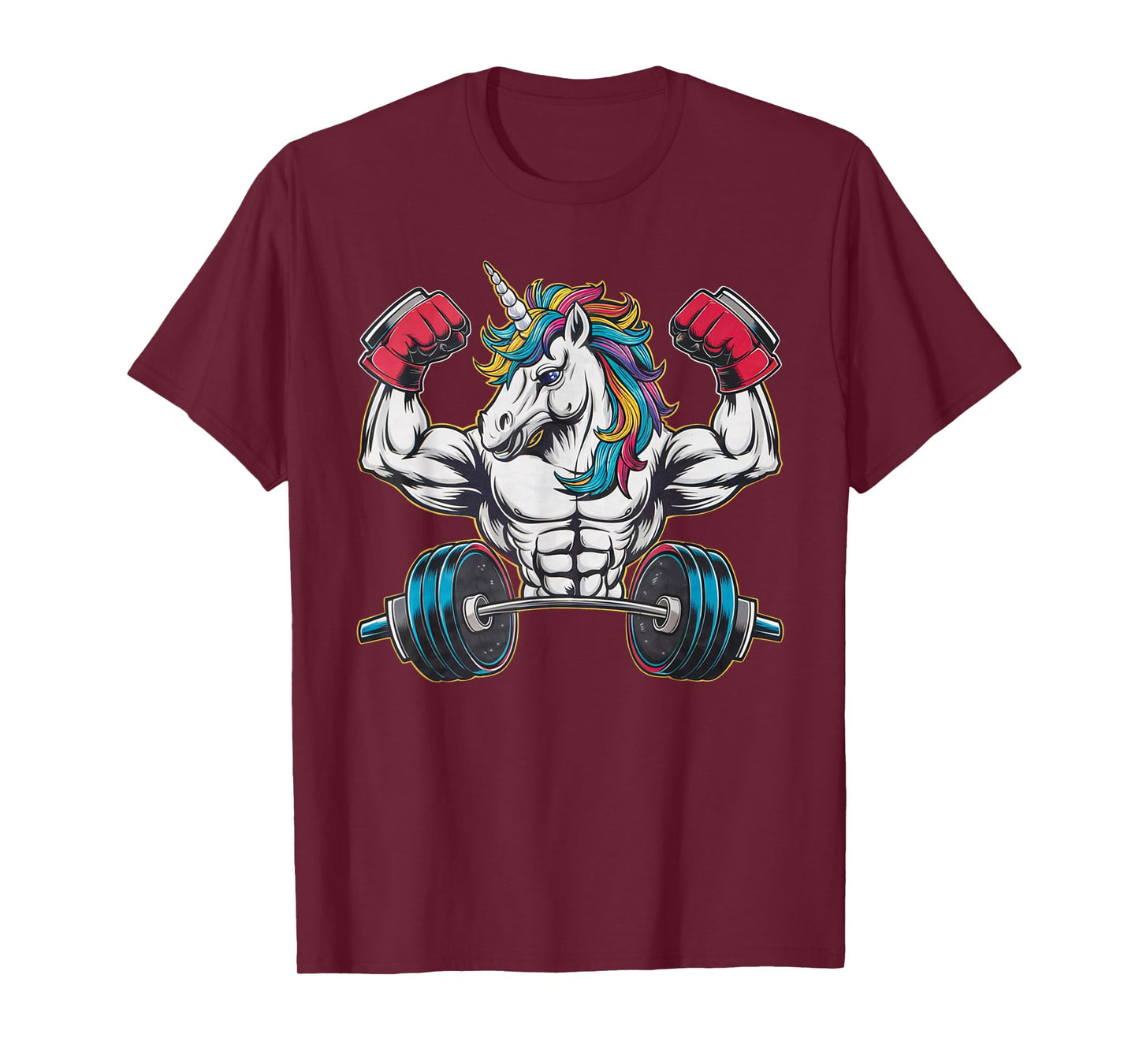 Unicorn Powerlifting Weightlifting Gym Strongman Deadlifts T-Shirt