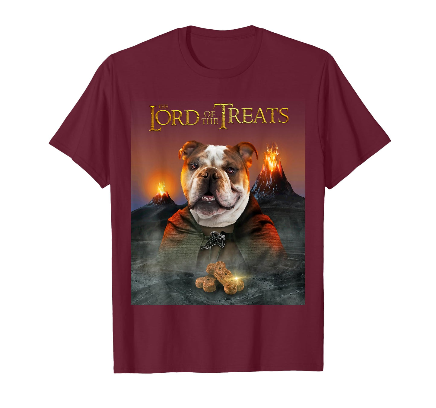 Lord of the Treats - Cute English Bulldog OEB T-Shirt for Men Women Girls Kids