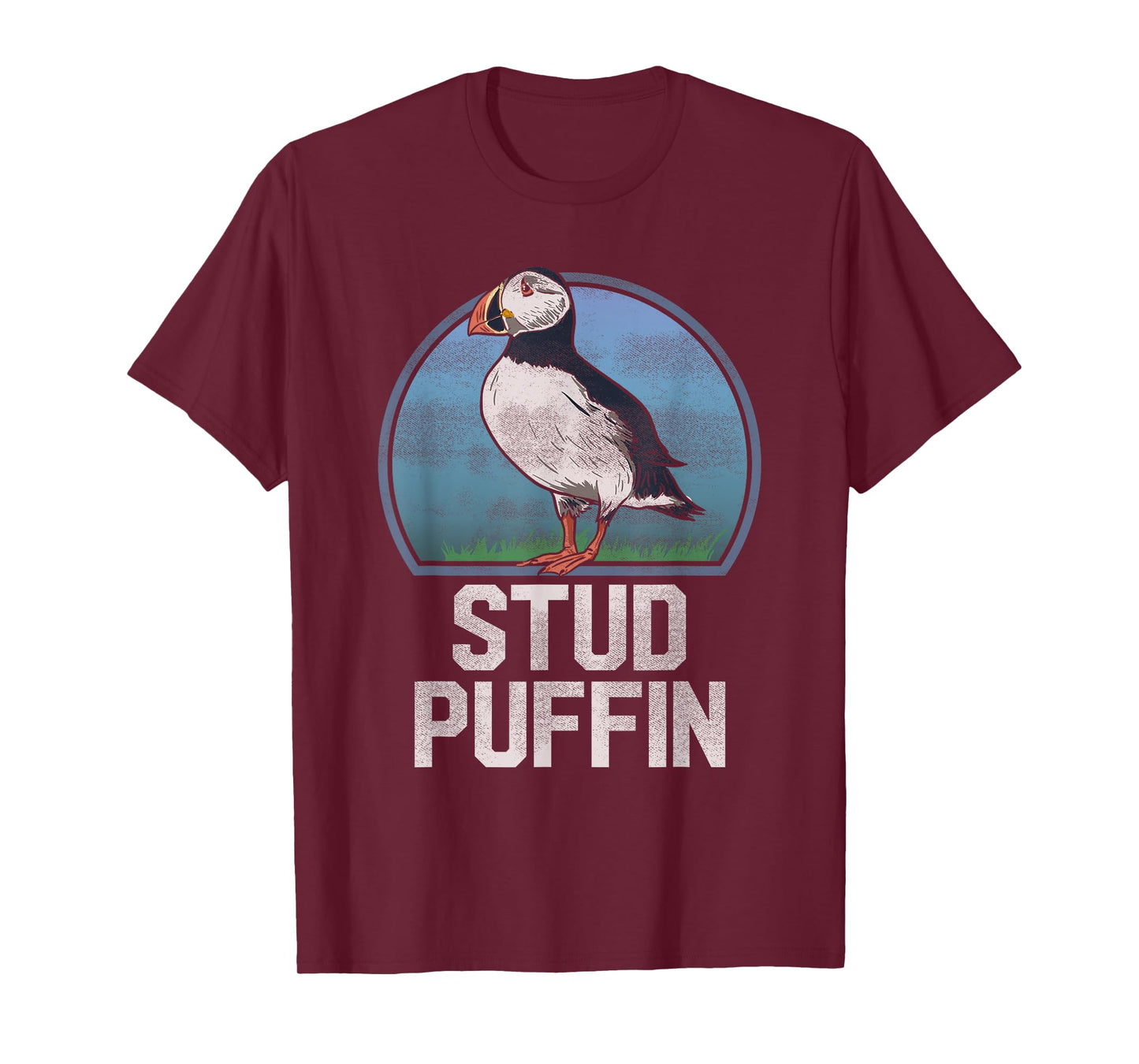 Stud Puffin Funny Seabird Animal Lover Stud Muffin T Shirt