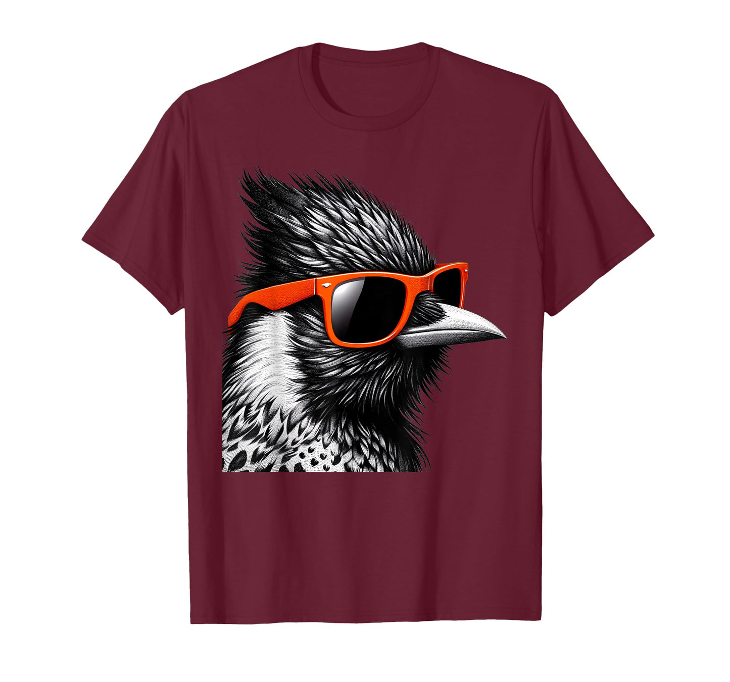 Cool Oriole Bird Wearing Sunglasses Graphic Art T-Shirt