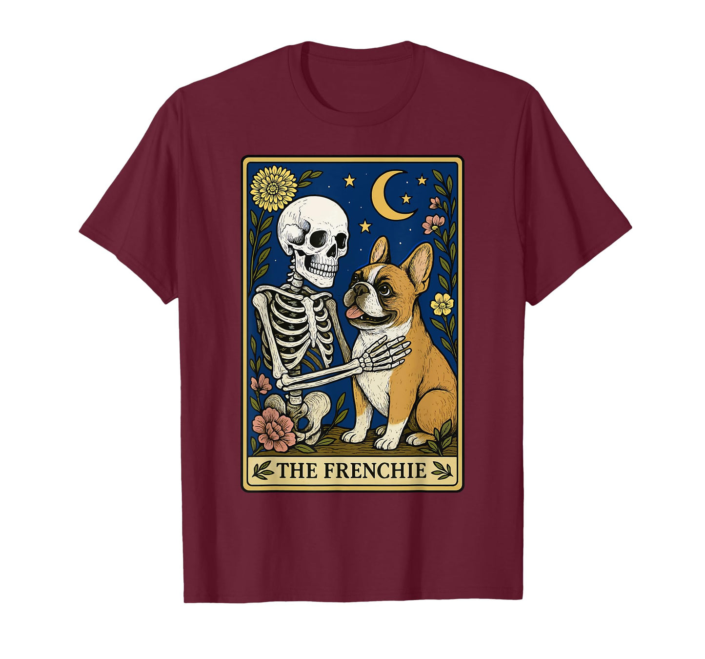 The Frenchie Tarot Card T-Shirt