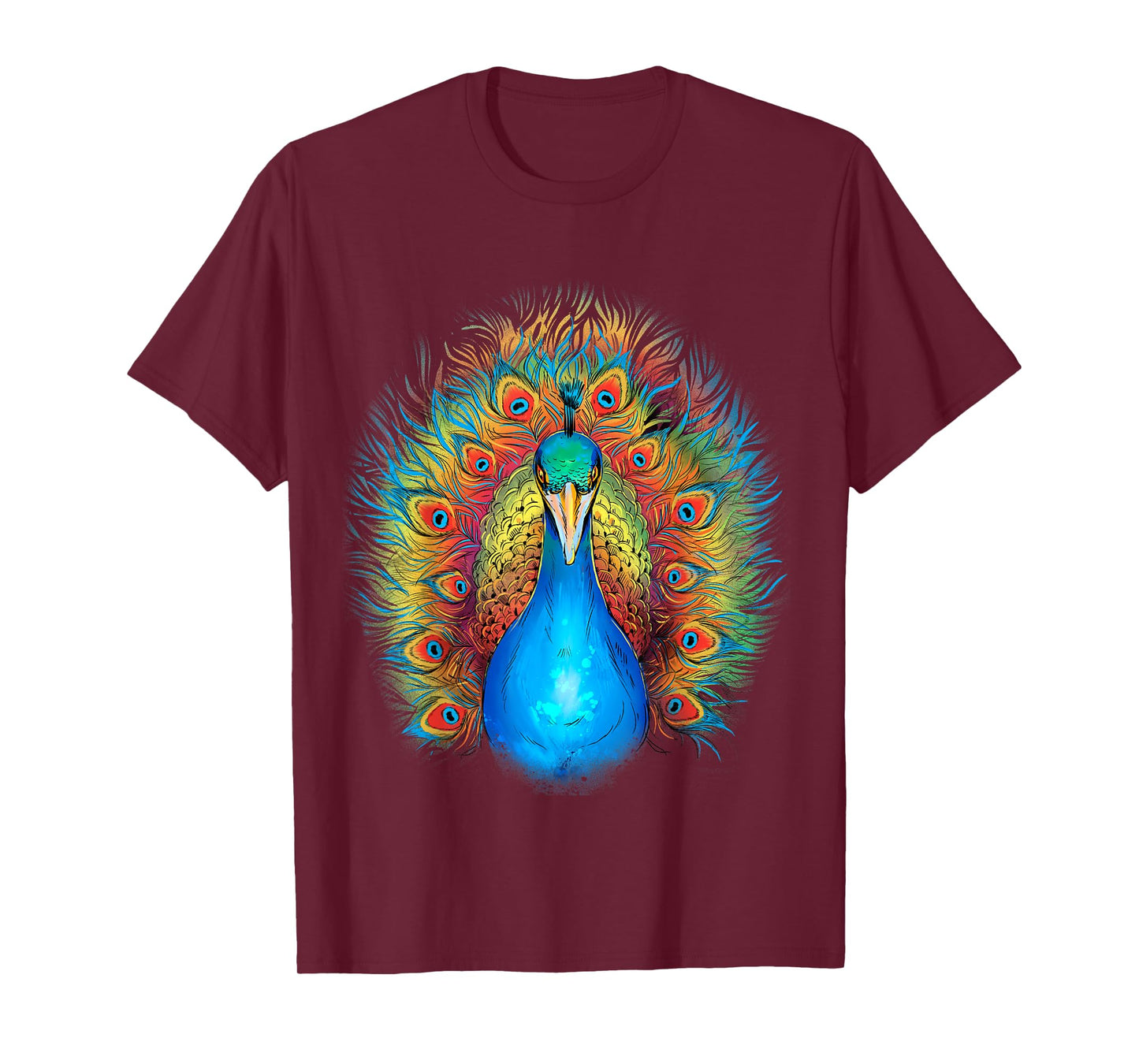 Peacock Bird Colourful Animal Peacock T-Shirt