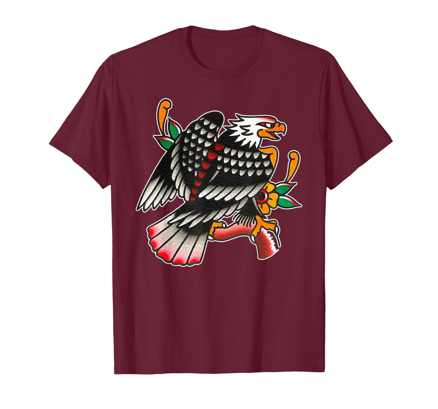 Bald Eagle Traditional Tattoo Flash T-Shirt