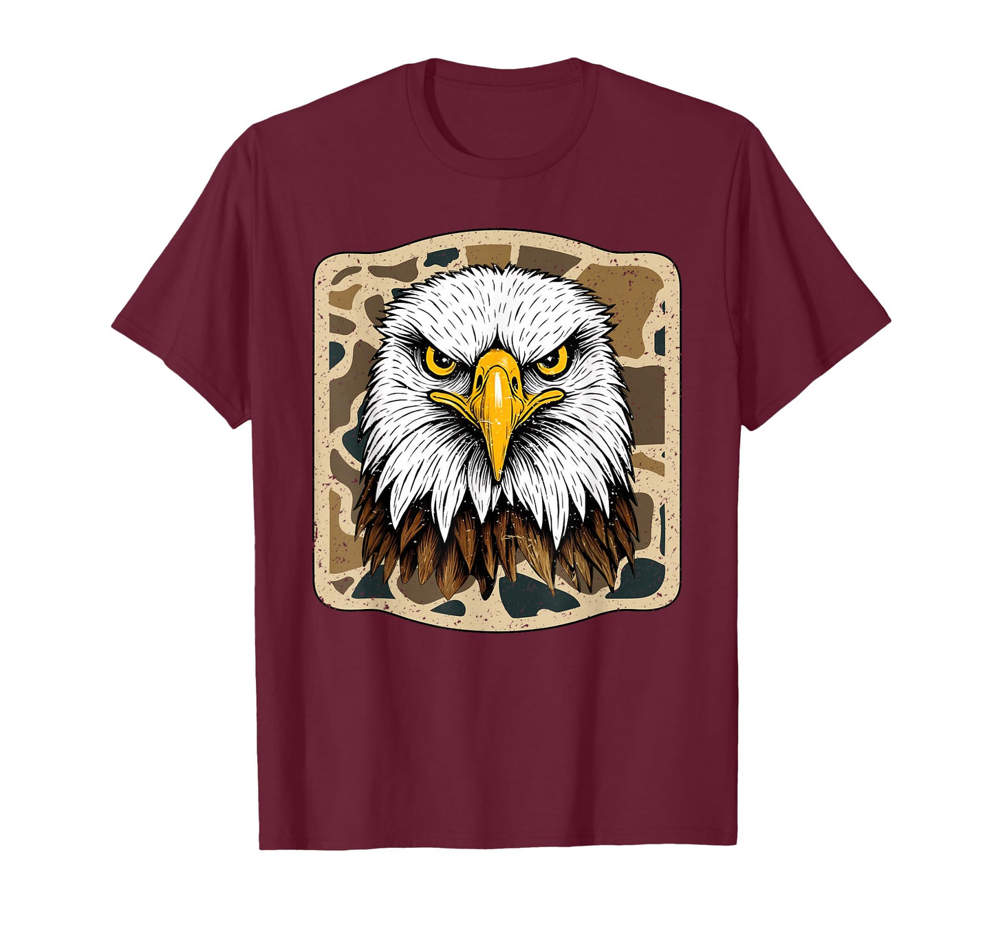 Eagles Camo Football Game Day School Mascot Team Spirit T-Shirt