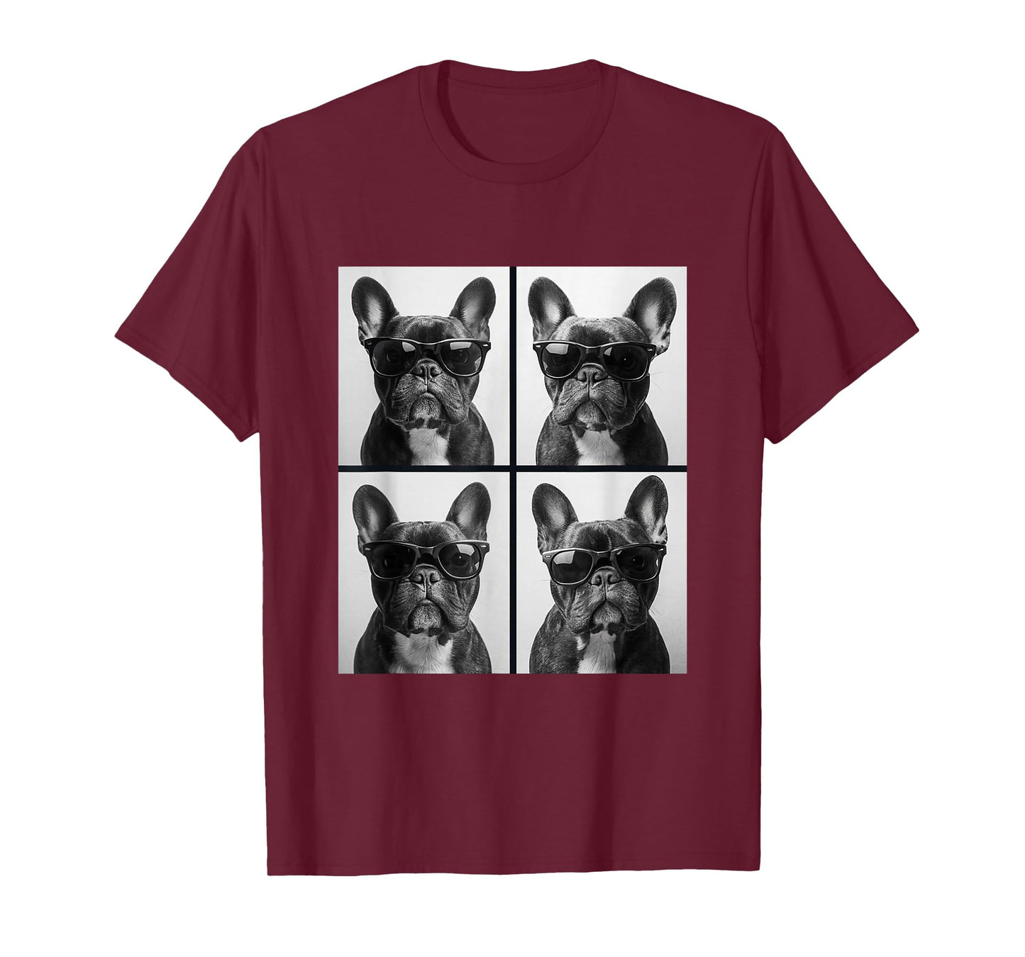 Funny French Bulldog Photobooth Selfie Gift for Dog Lover T-Shirt