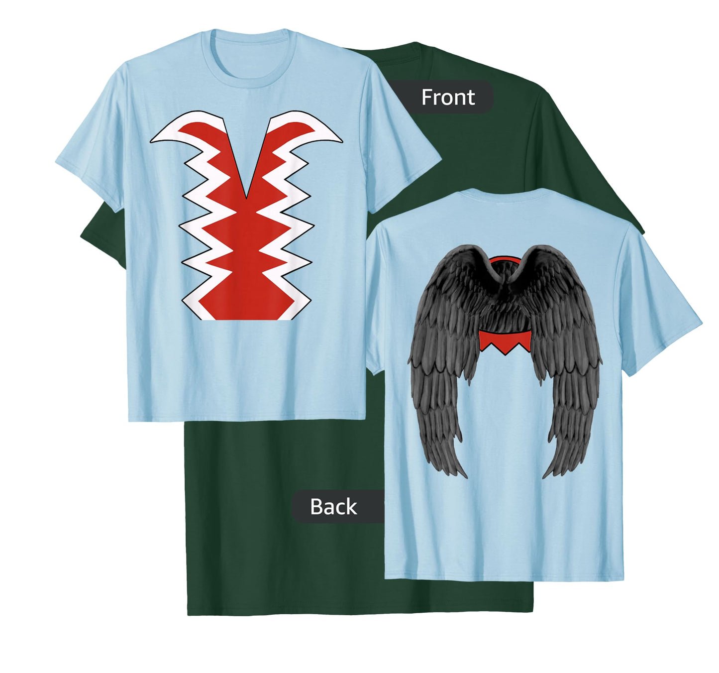 (Wings on Back) Flying Monkeys Costume Oz Halloween Costume T-Shirt
