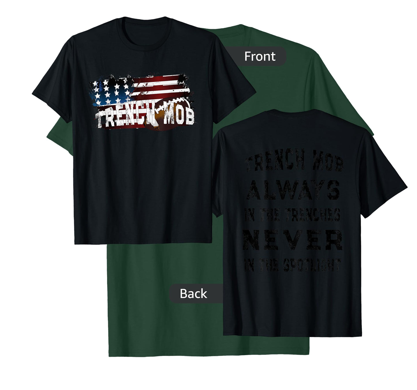 Trench Mob - Football Lineman T-Shirt T-Shirt