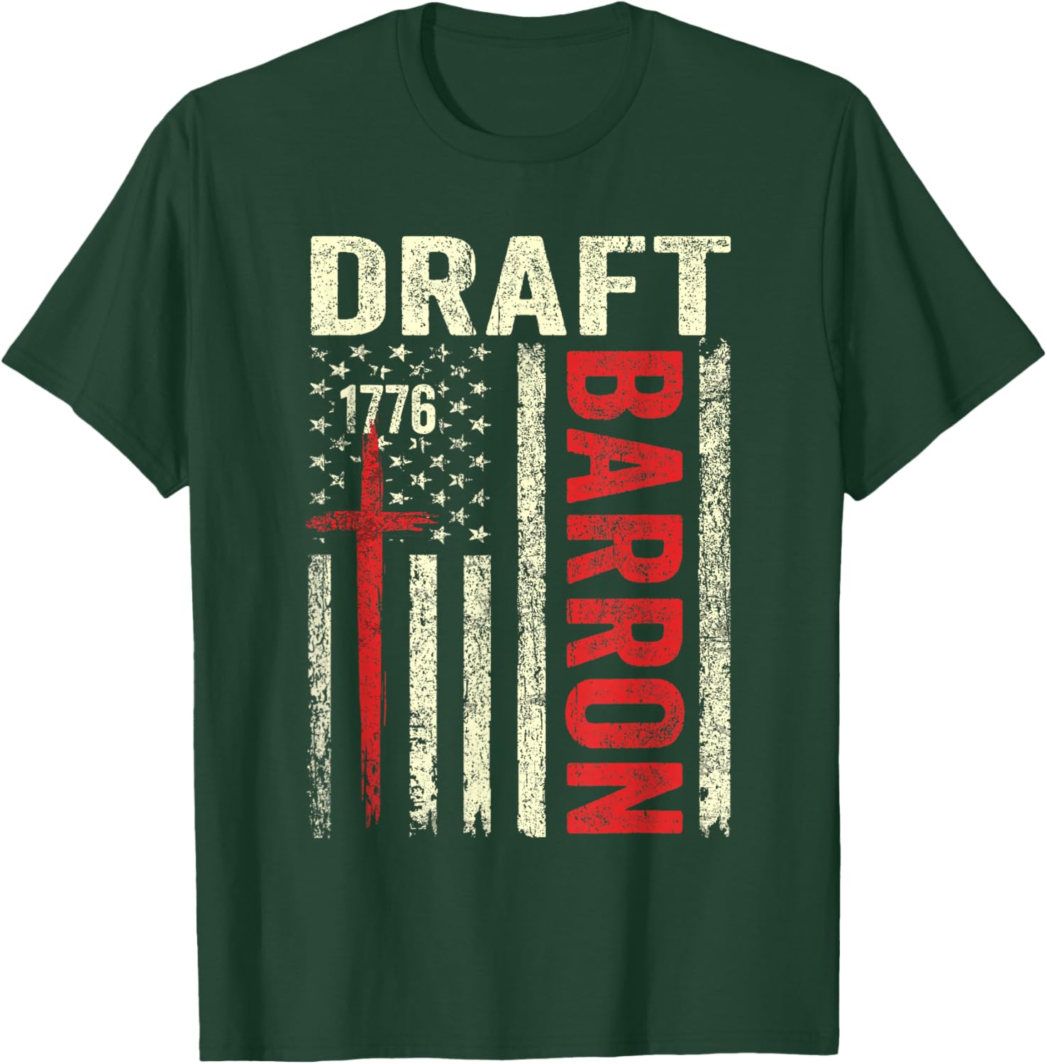 Draft Barron Shirt Vintage Send Barron T-Shirt T-Shirt - T-Shirt | Forest