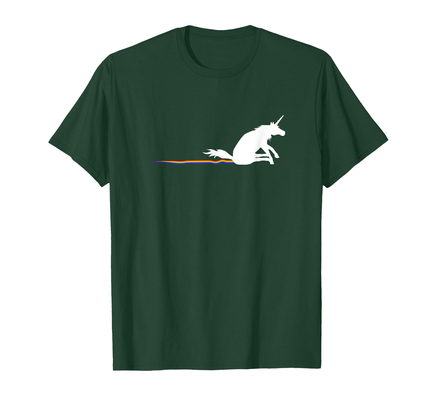 Unicorn rainbow butt scrape T-Shirt