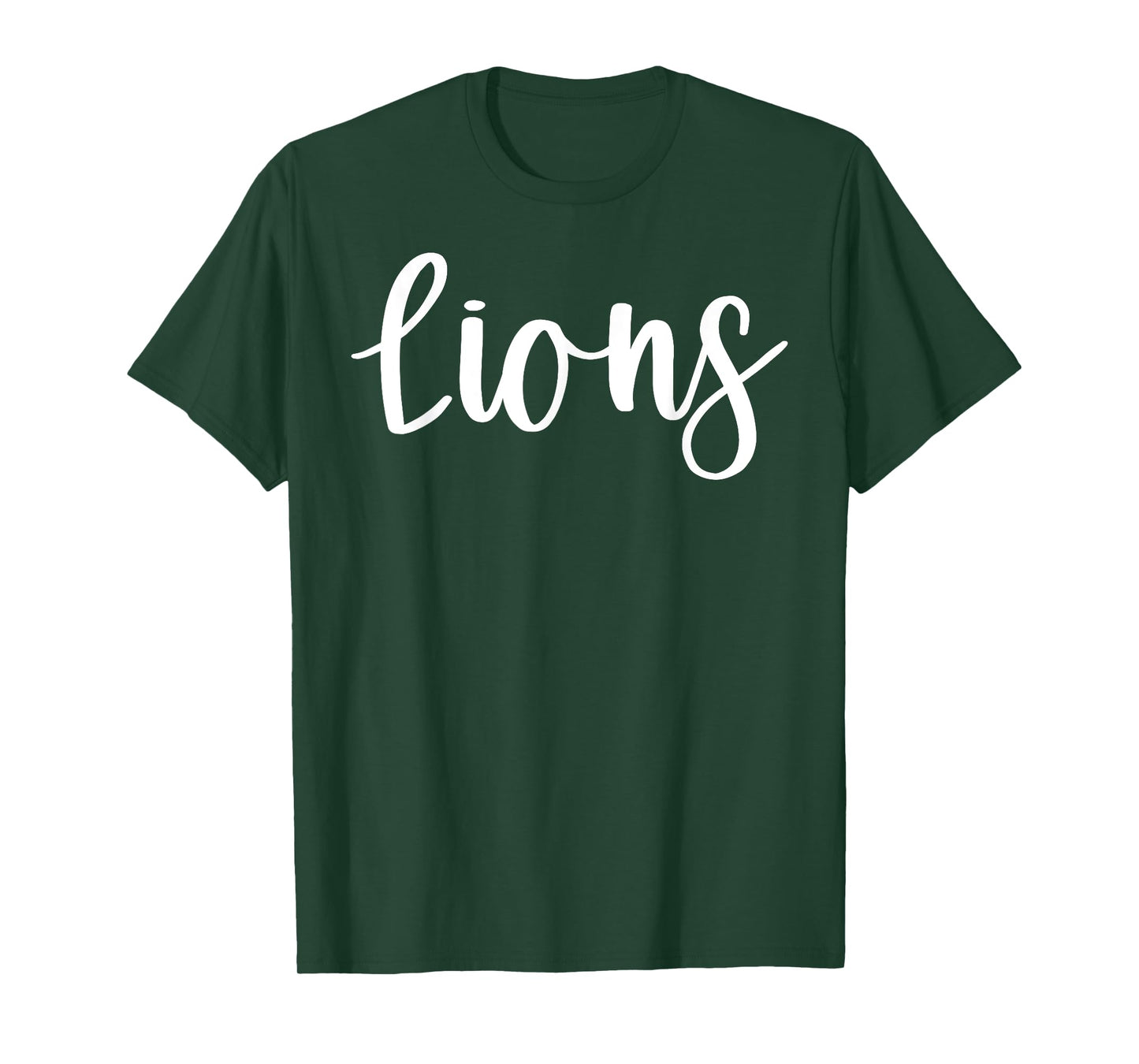 Lions School Spirit Team Mascot Game Night T-Shirt