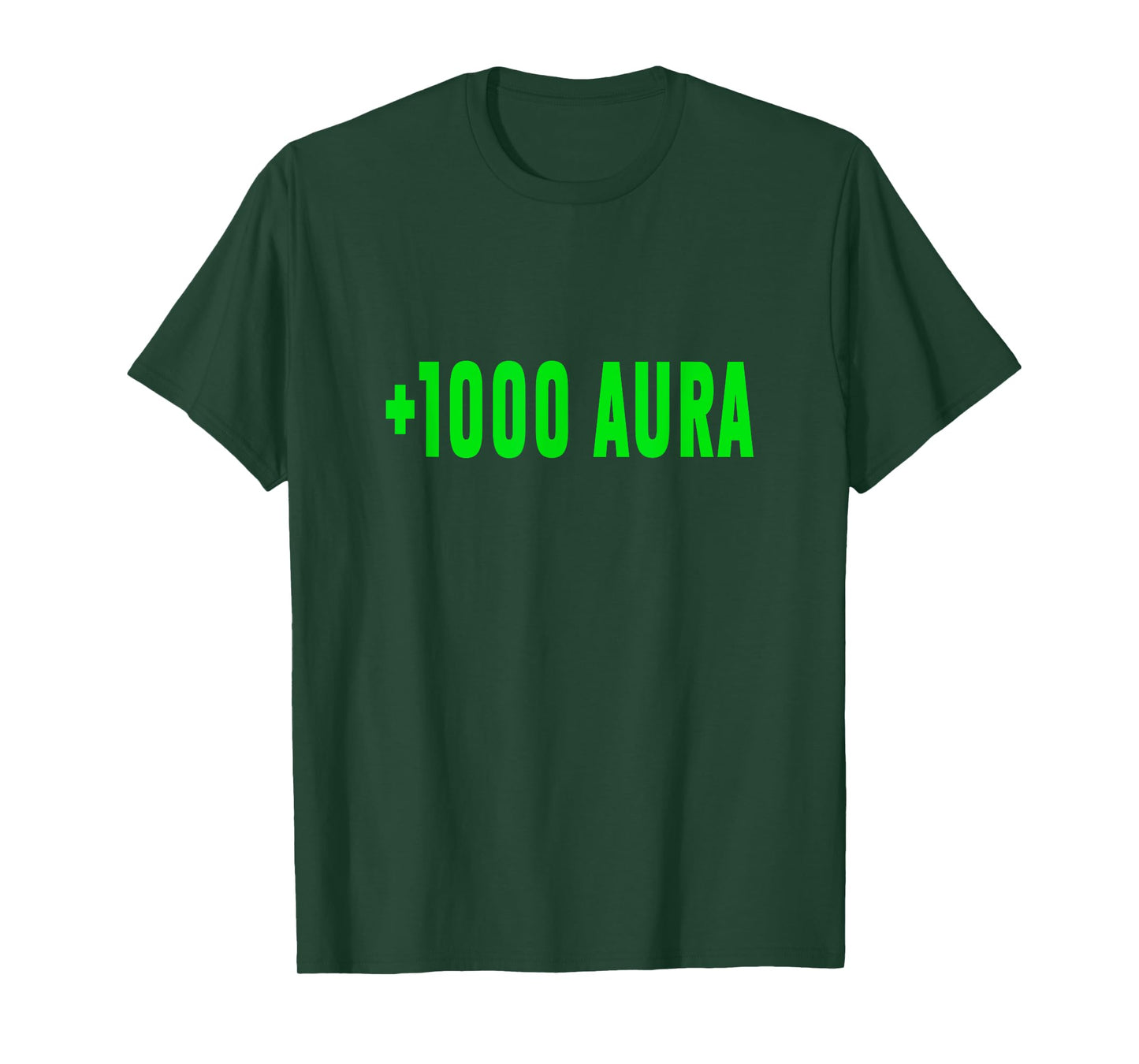 +1000 Aura Plus 1000 Aura Funny Meme Silly Joke T-Shirt