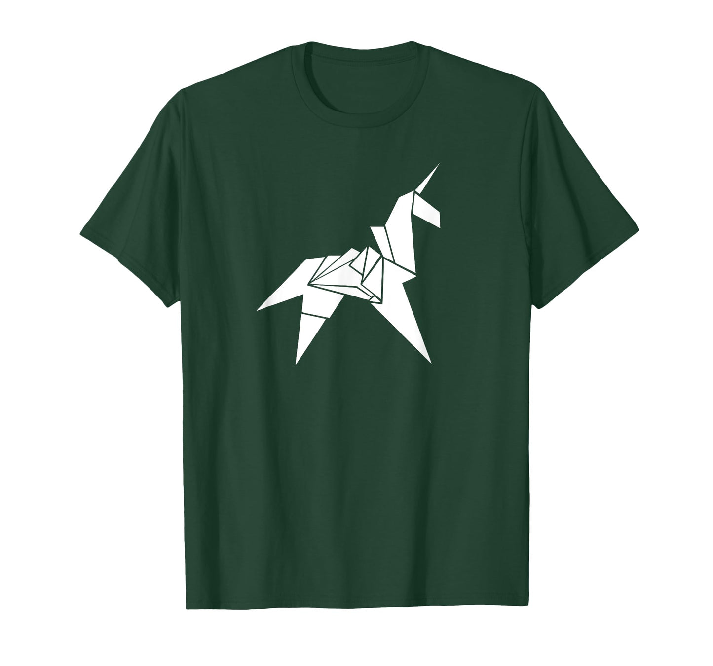 Origami Unicorn T-Shirt - Awesome Origami Art T-Shirt T-Shirt