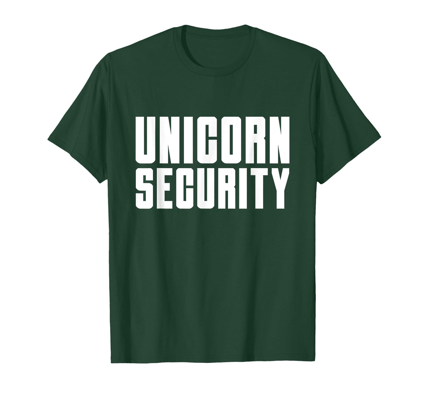 Unicorn Security Costume Mom Dad Daughter Funny Halloween T-Shirt