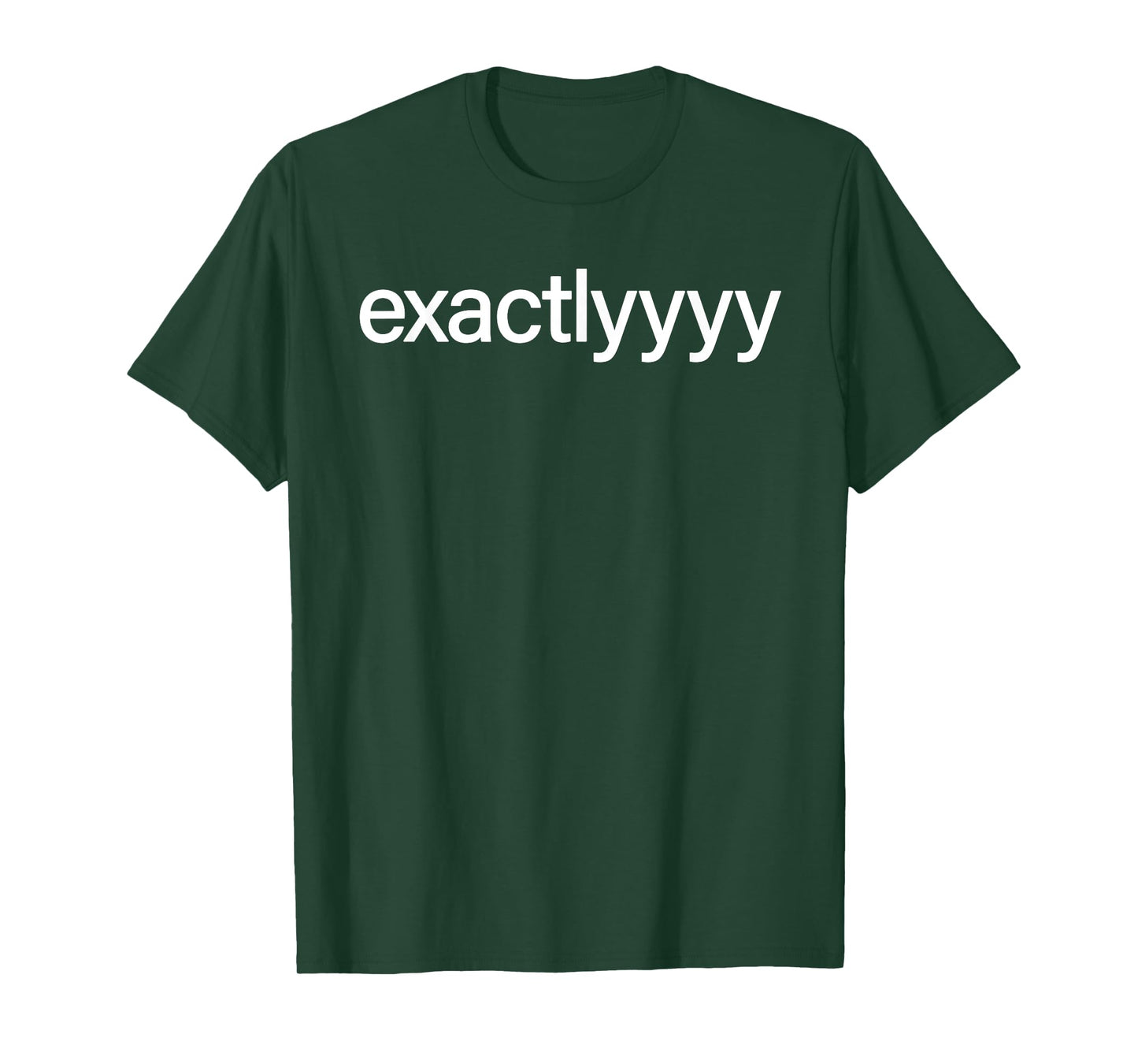 Exactlyyyy Shirt Funny Exactly Saying Quote For Men Women T-Shirt