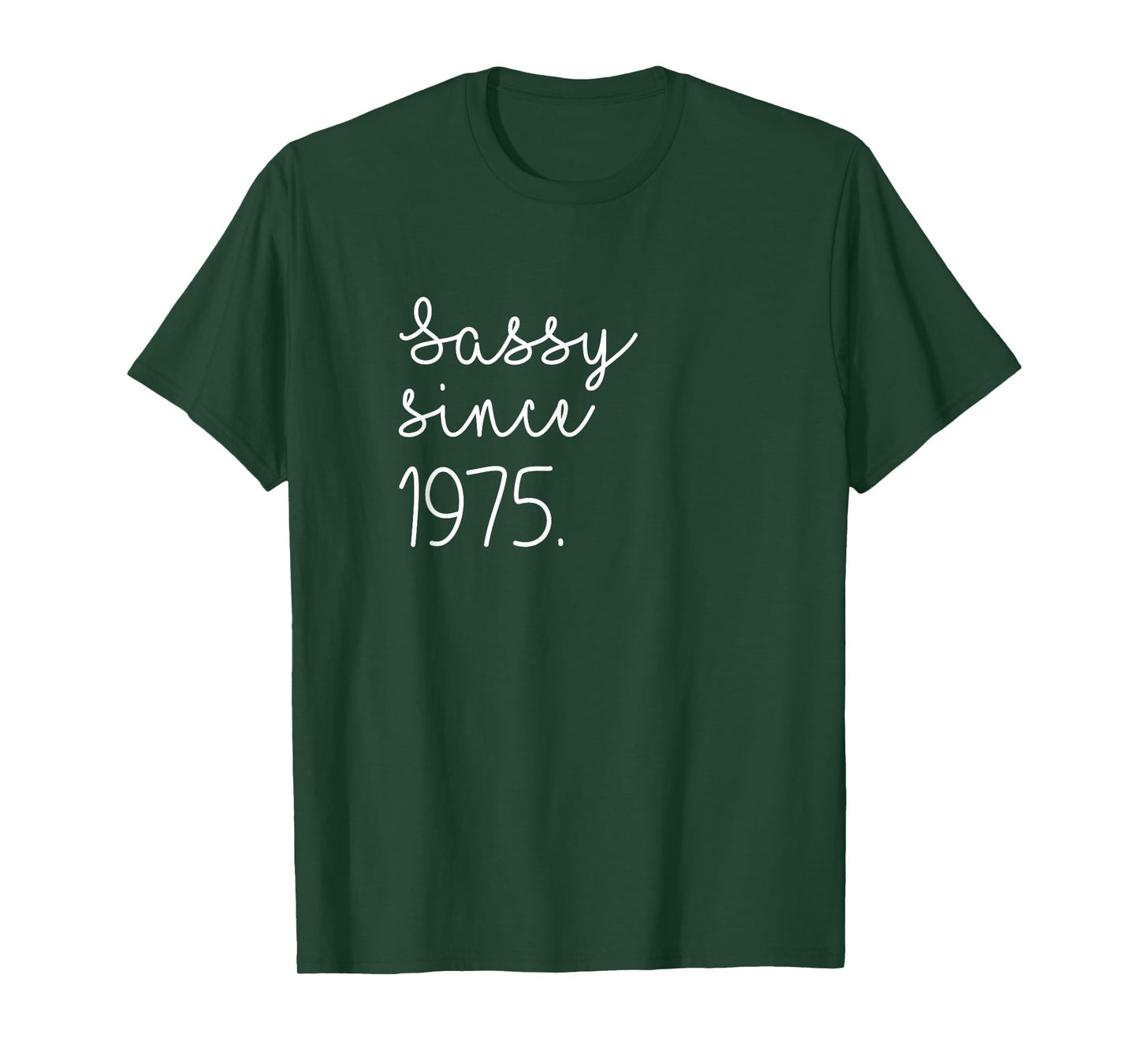 Vintage Sassy Since 1975 Classic Awesome Gift Mama Aunt Love T-Shirt