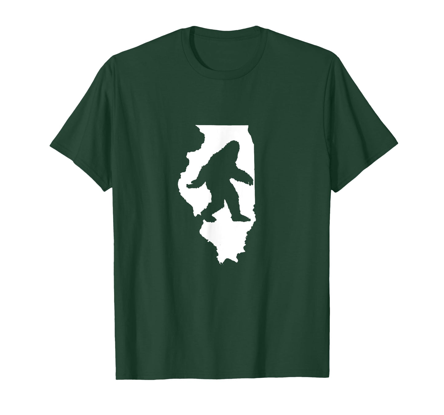 Illinois Bigfoot Sasquatch T-Shirt T-Shirt