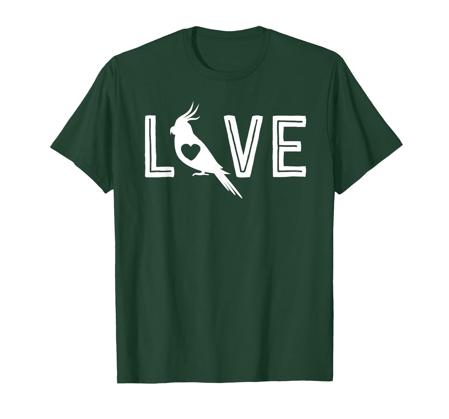 Love Cockatiel Gifts For Women Parrot Gift For Bird Lovers T-Shirt