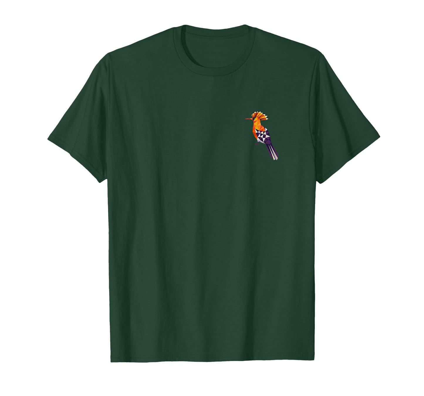 Hoopoe in the pocket - Watercolor Polygonal Hoopoes T-Shirt