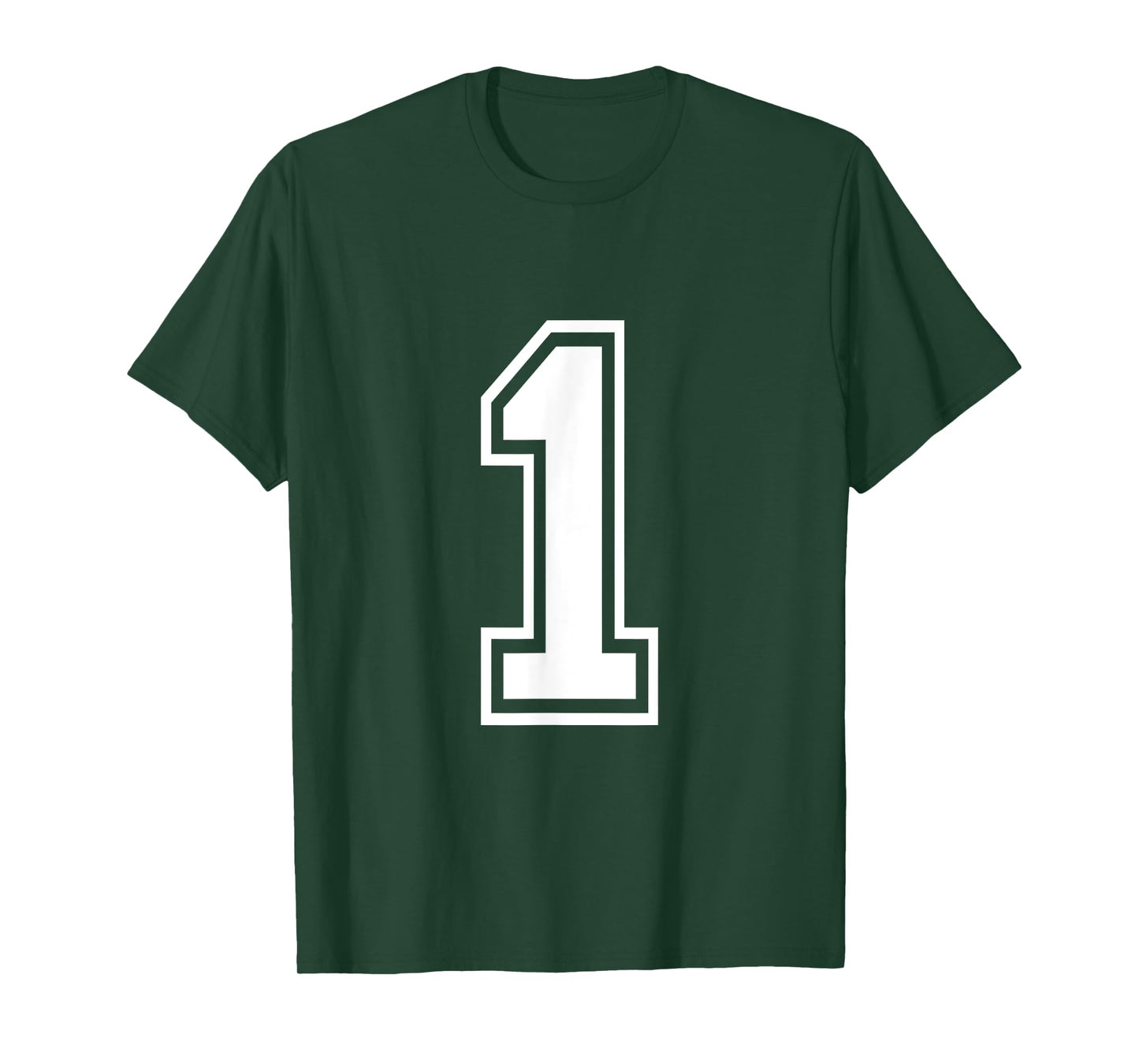 Football Jersey Number 1 One T-Shirt