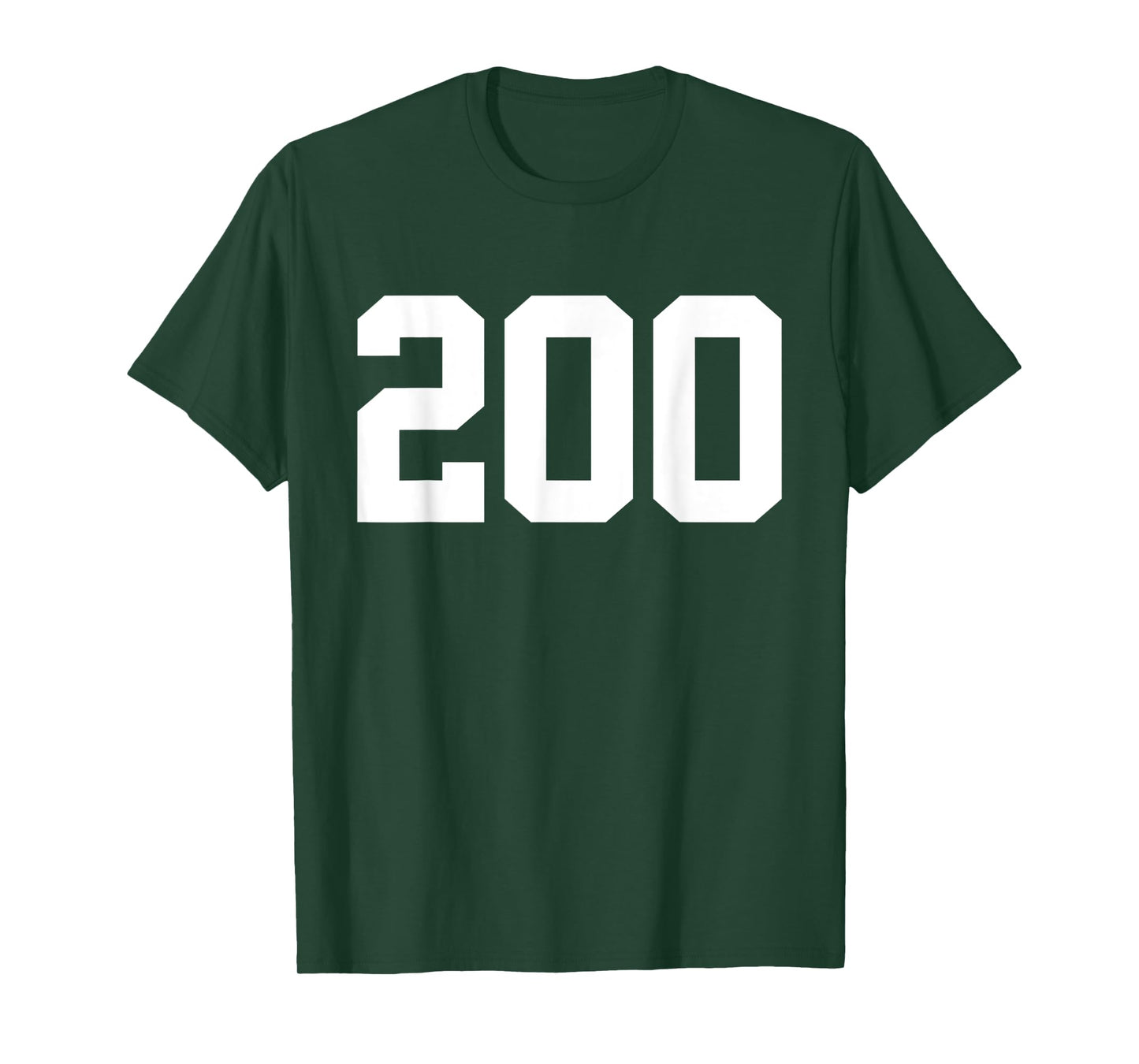 College Football Tryout Number 200 Walk-On Quarterback T-Shirt