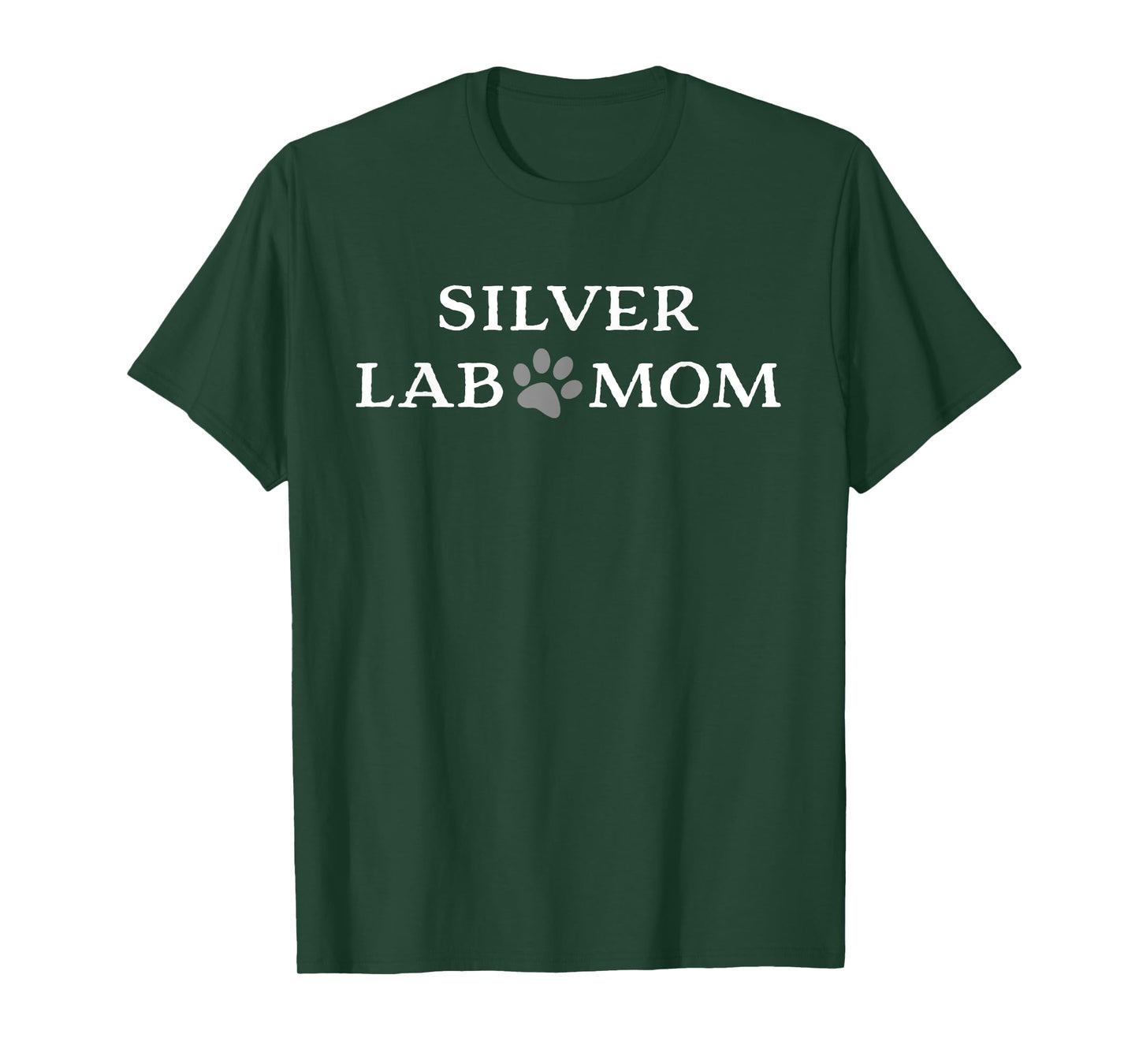 Silver Lab Mom Women Labrador Retriever T-Shirt