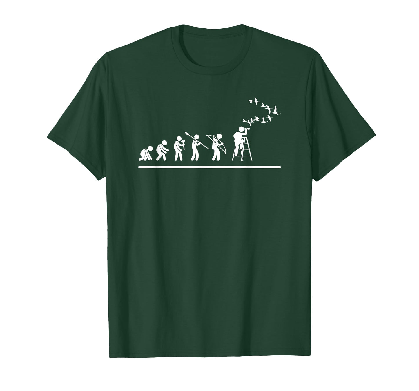 Funny Birding Watch Designs Bird Watching Evolution Funny Bird Watching T-Shirt