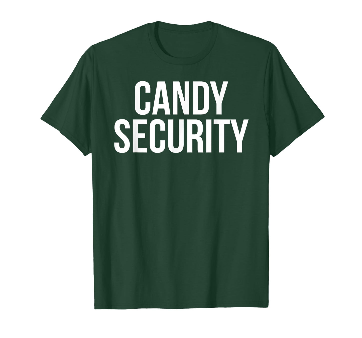 Candy Security Shirt Funny Parents Halloween Costume T-Shirt T-Shirt