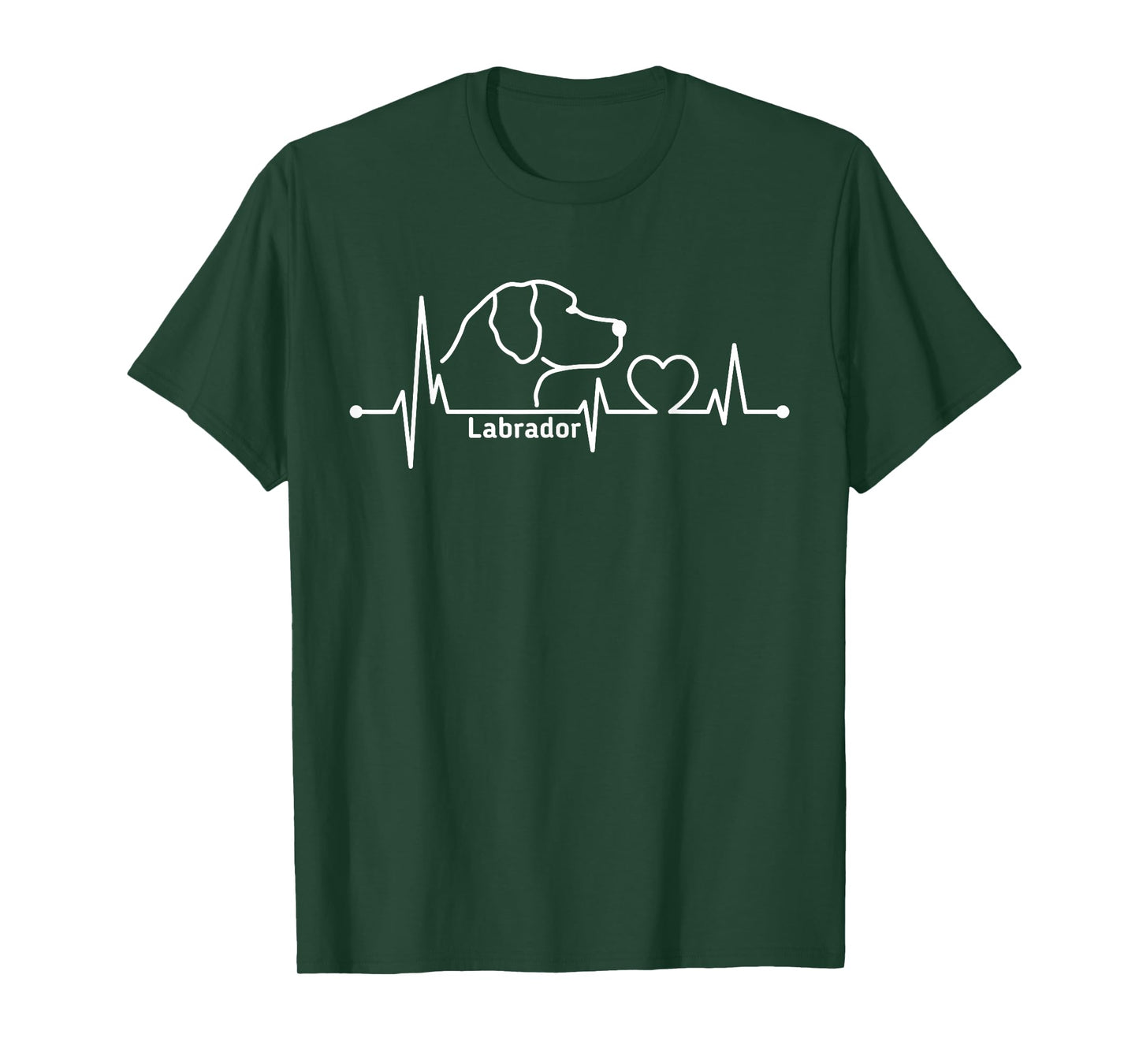 Labrador heartbeat dog breed dog lover dog gift T-Shirt for Men Women