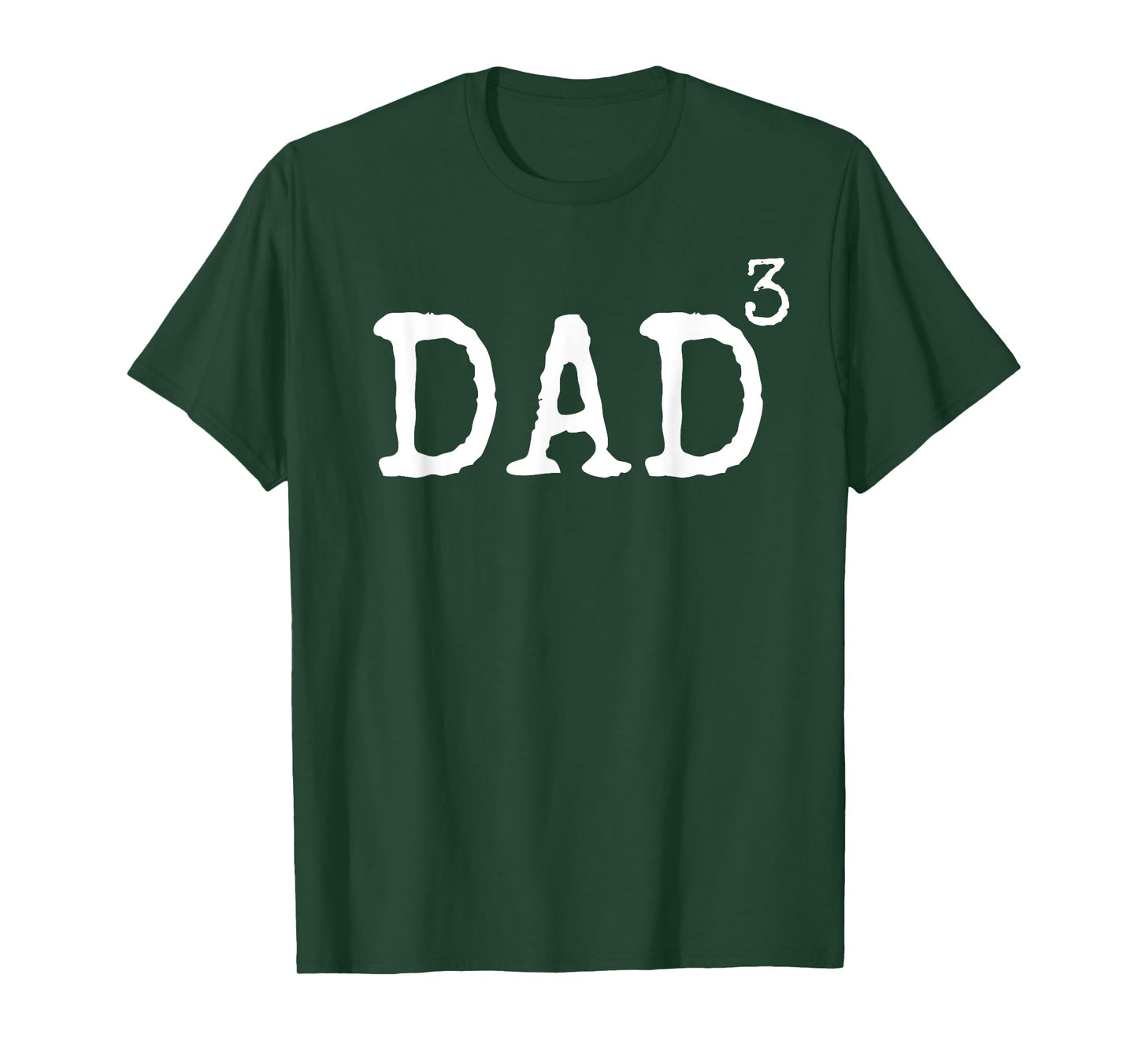 Father of 3 Gift from Kids Dad Cubed Dad to the Third Power T-Shirt