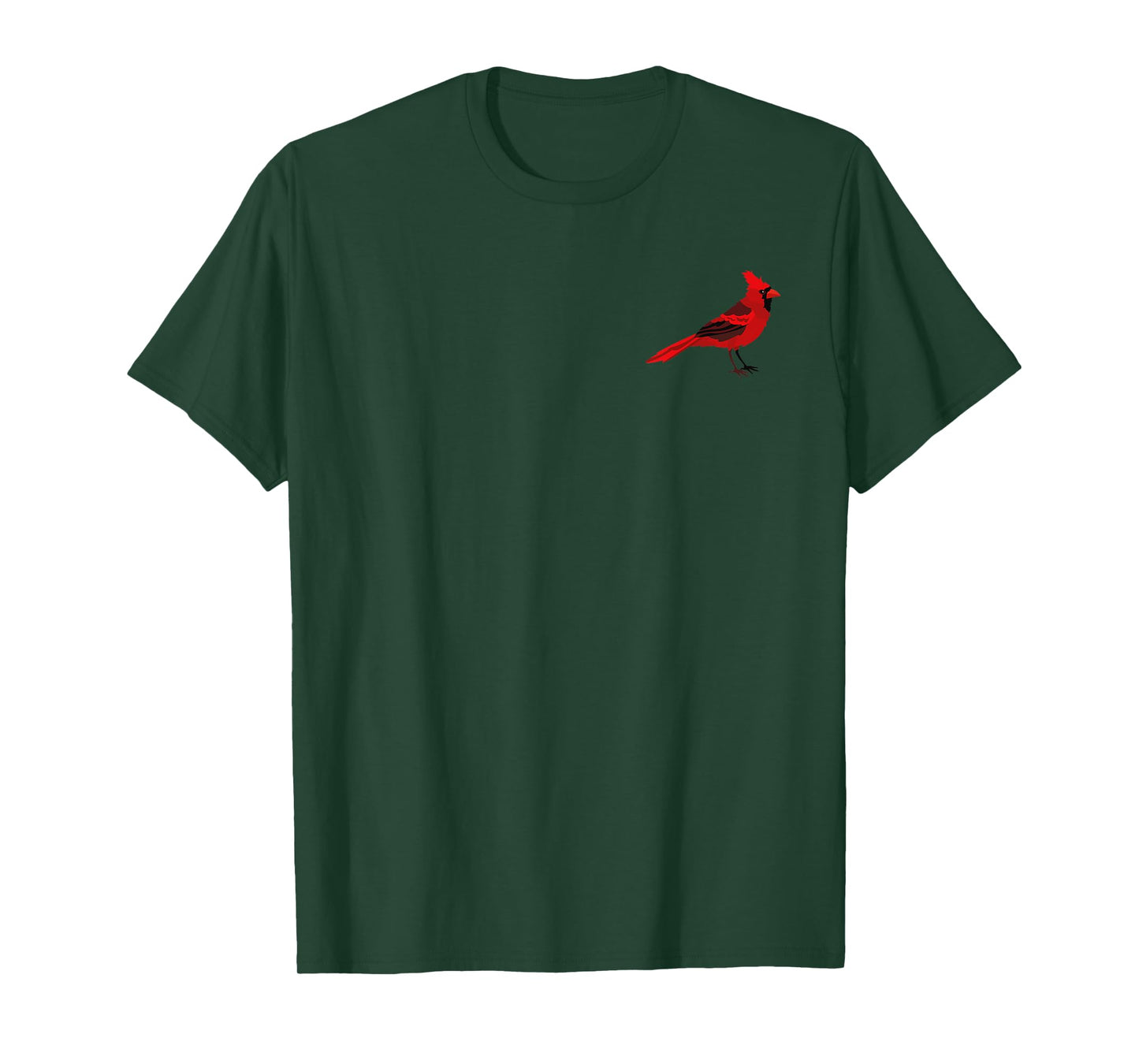 Lovely Northern Cardinal Bird Red Cardinal In Pocket T-Shirt
