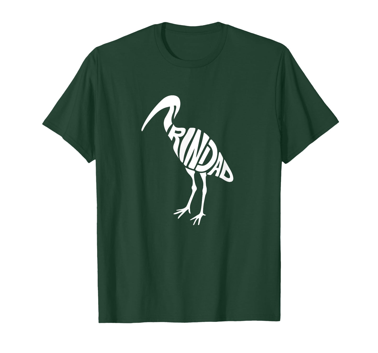 Trinidad and Tobago Scarlet Ibis Bird Word Art - Cute Animal T-Shirt