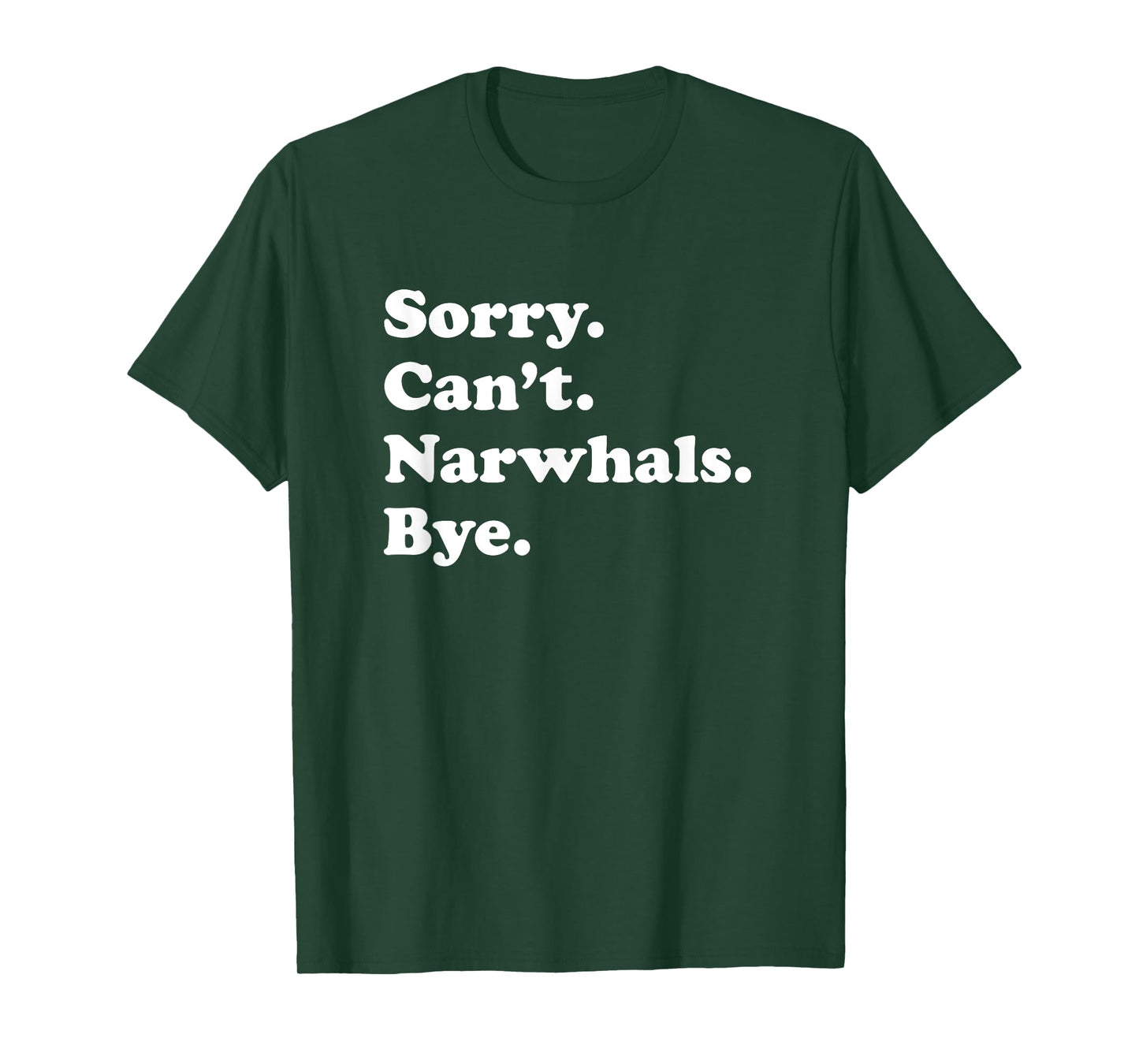 Funny Narwhal Gift for Men Women Boys or Girls T-Shirt