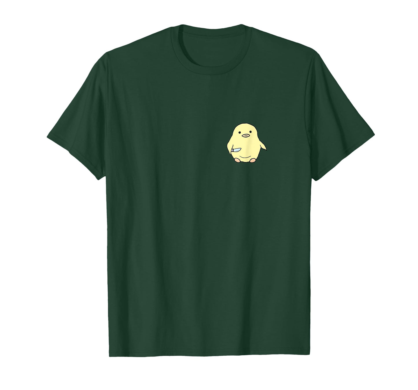Chick - Chicken with Knife Funny T-Shirt