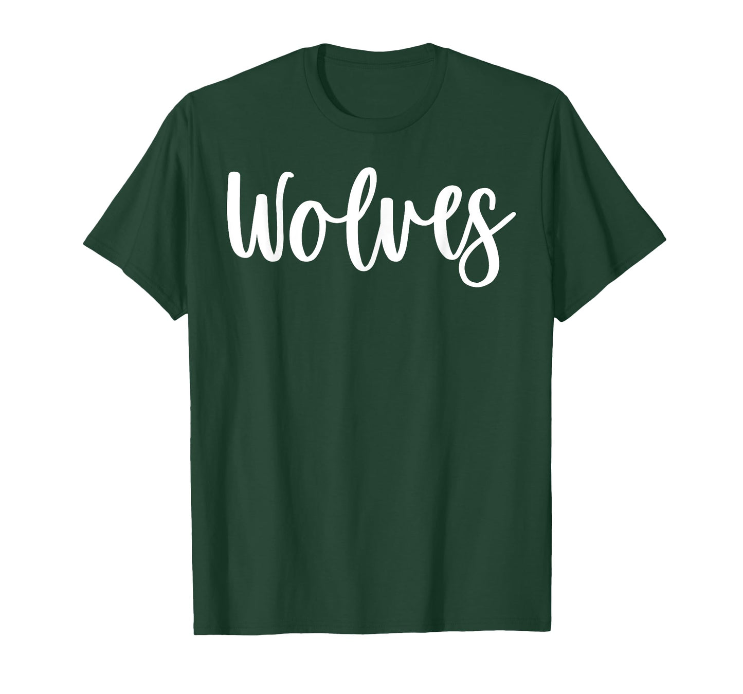 Wolves School Spirit Team Mascot Game Night T-Shirt