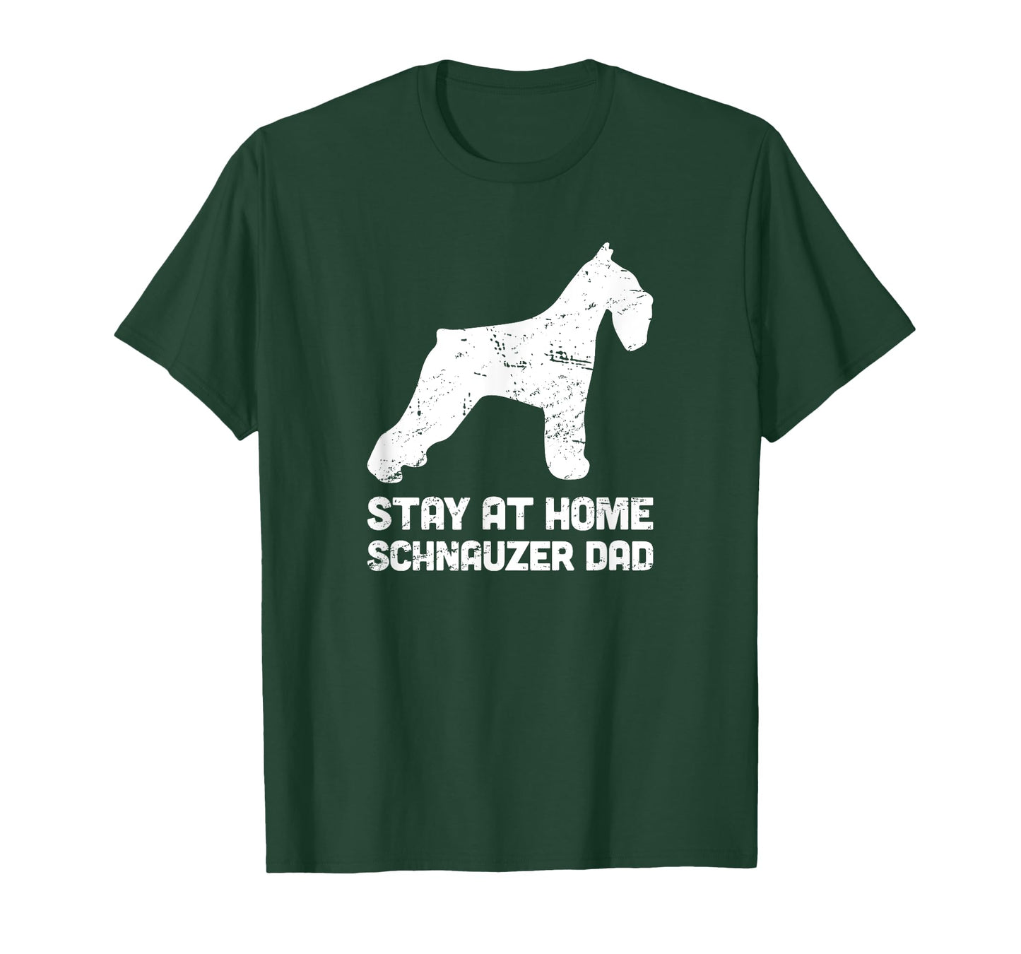 Stay At Home Dog Dad - Funny Schnauzer T-Shirt Men Women Girls Kids T-Shirt