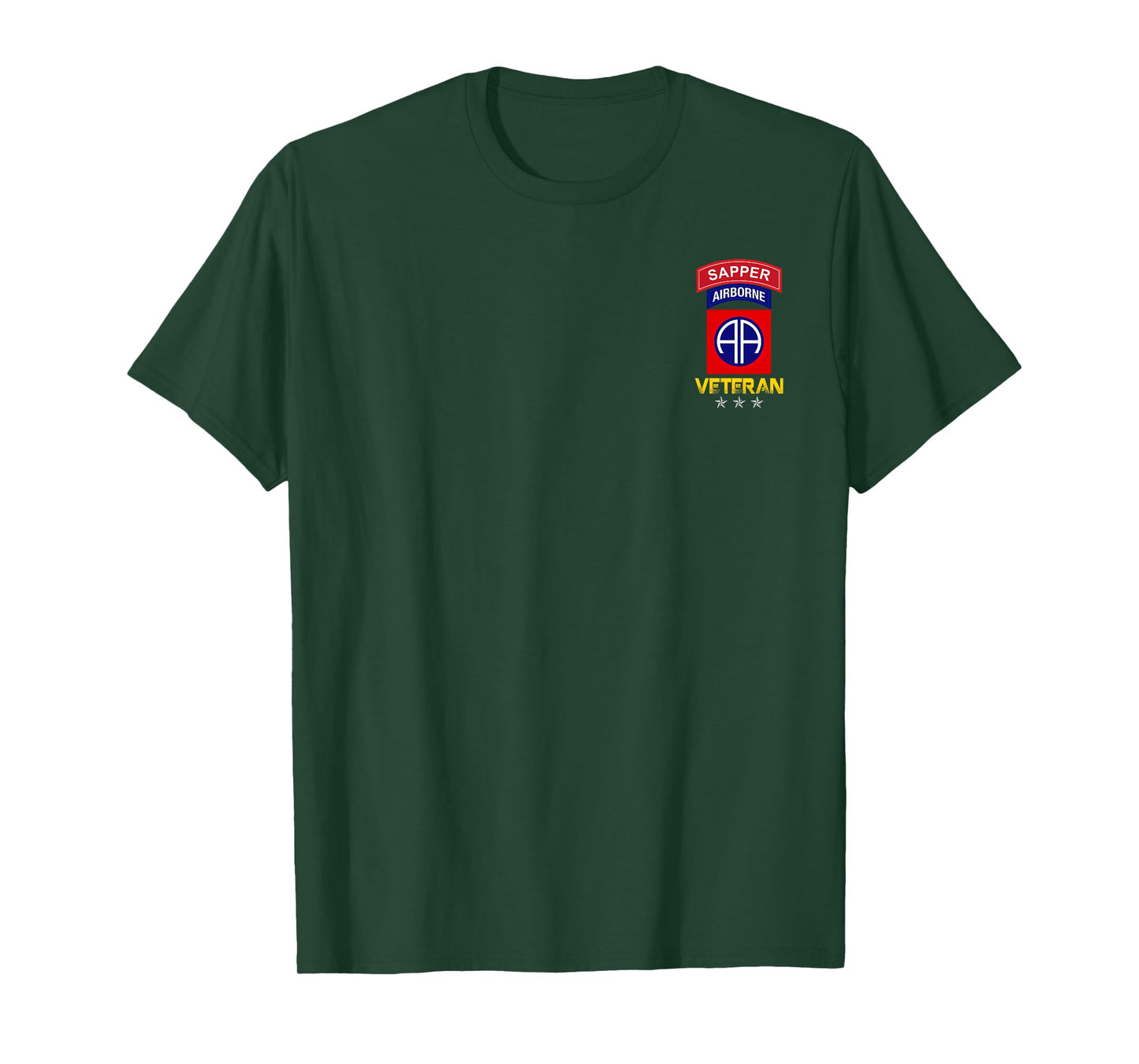 82nd Airborne Shirt - 82nd Airborne Sapper Veteran Patriotic T-Shirt