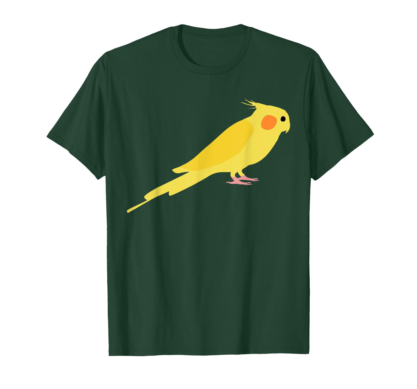 Cute Yellow Cockatiel Tropical Bird T-Shirt