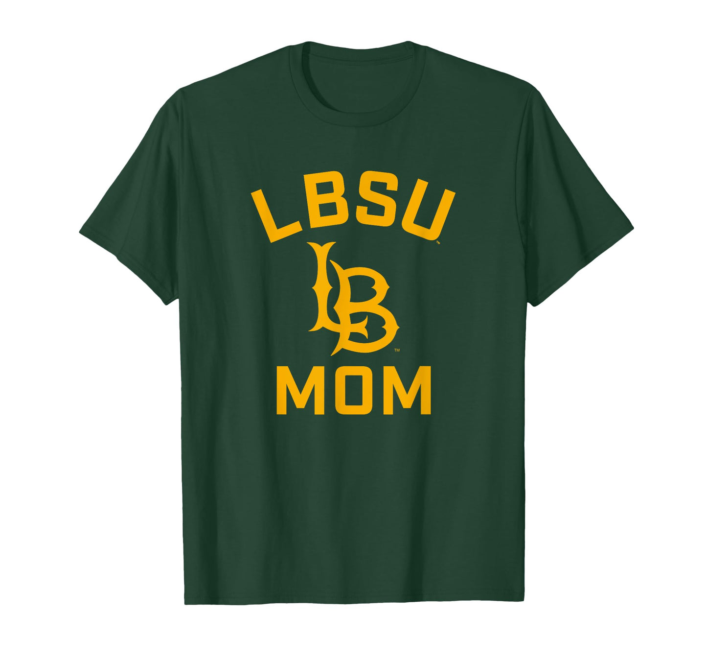 Cal State Long Beach CSULB Arched Mom T-Shirt