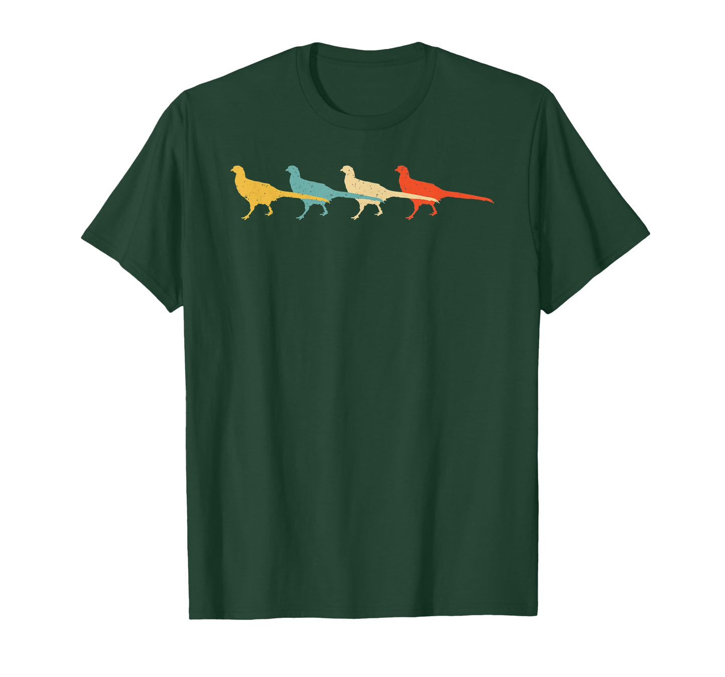 Pheasant Vintage Retro Bird Monal Animal Lover 60s 70s Gift T-Shirt