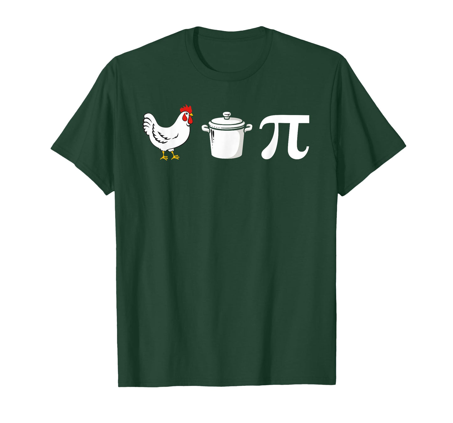 Chicken Pot Pi 3.14 Funny Pi day Math Teacher Women Men Kids T-Shirt