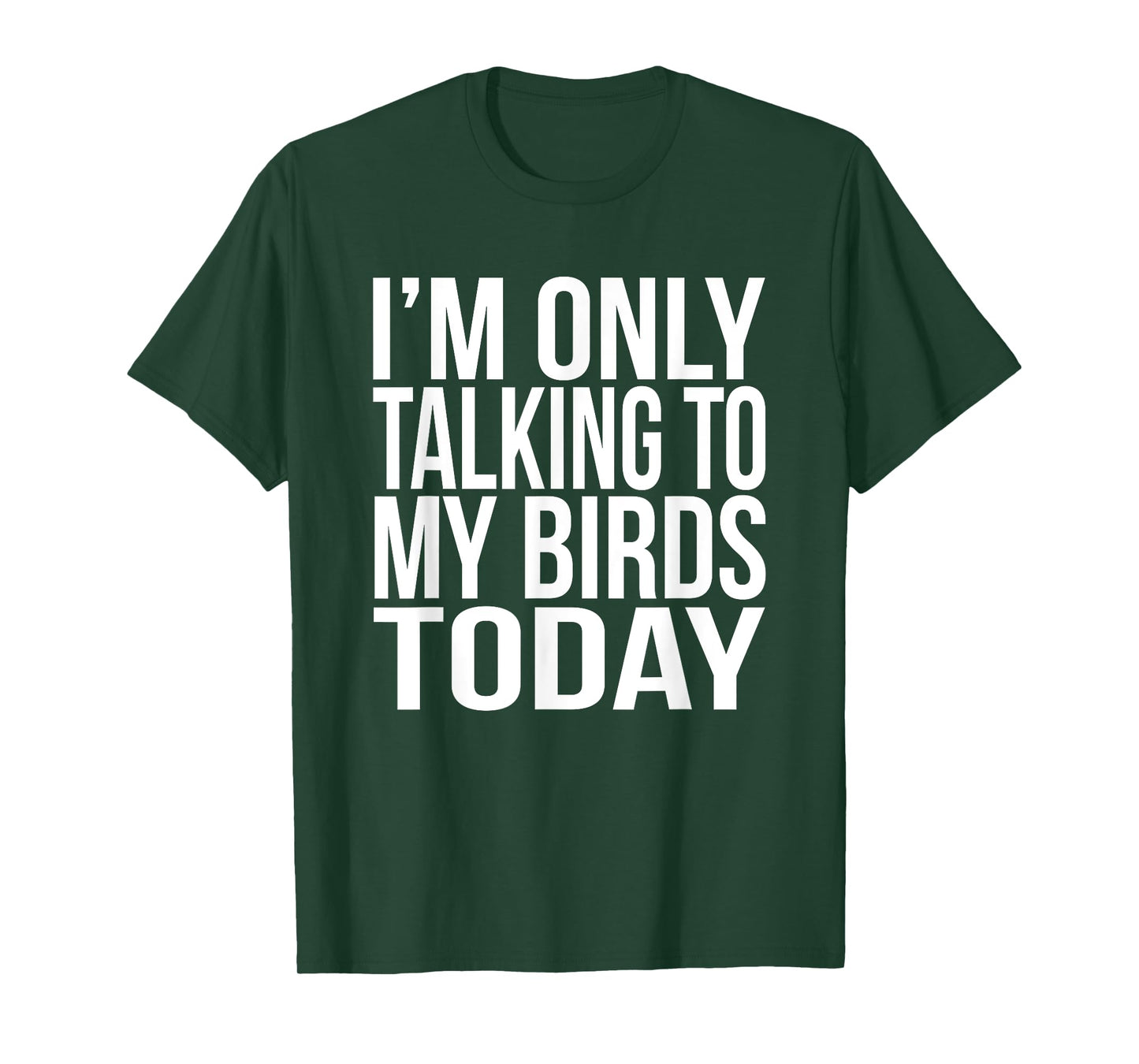 I'm Only Talking To My Birds Today Gift For A Pet Bird Lover T-Shirt