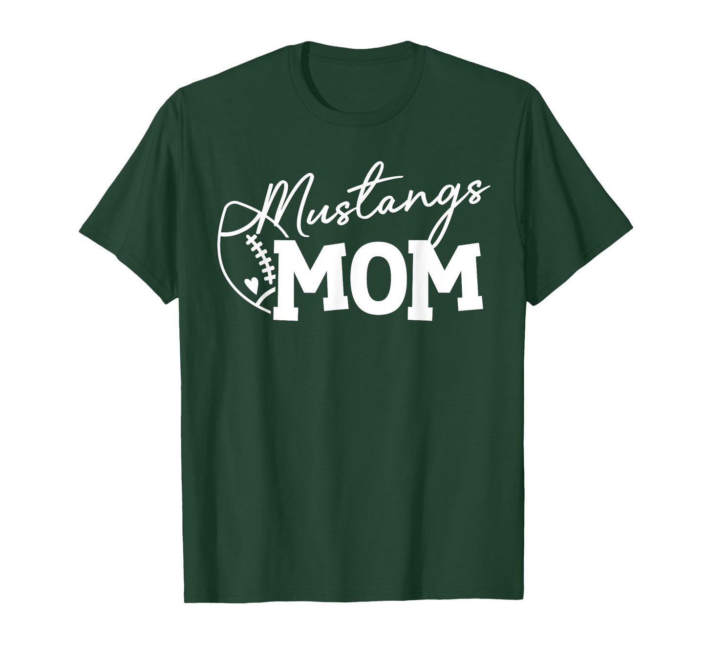 Mustangs Football Mom Gift for Her T-Shirt